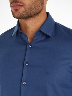 Calvin Klein Kurzarmhemd TONAL STRUCTURE SLIM SHIRT