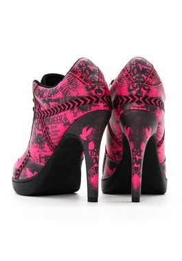 Missy Rockz TOXIC 2.0 pink/black High-Heel-Stiefelette Absatzhöhe:8.5cm