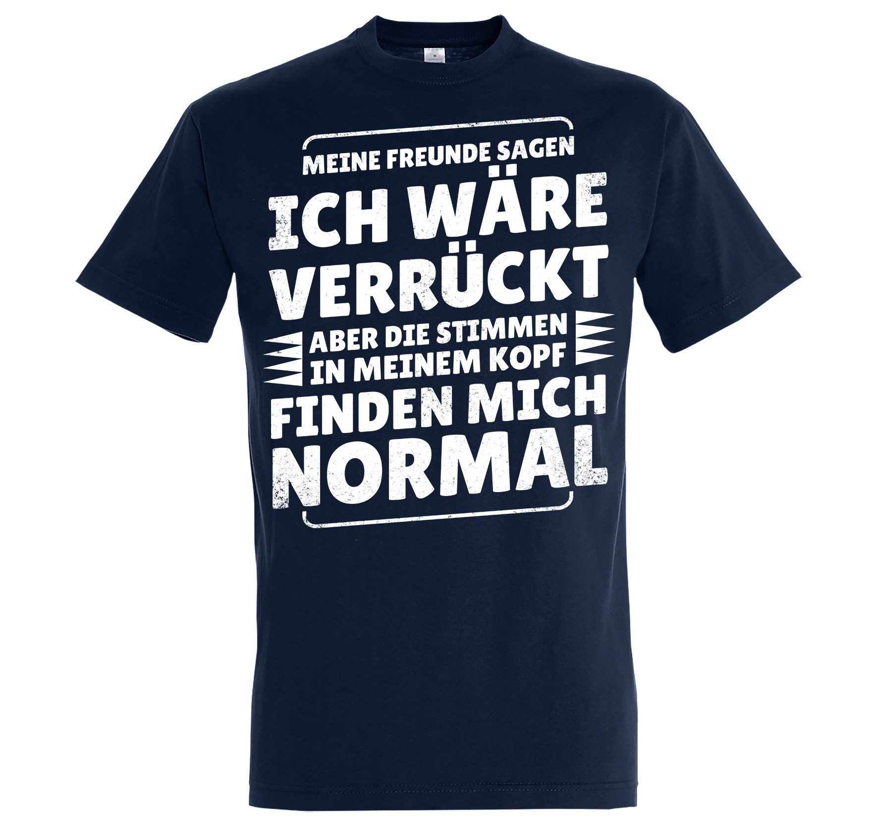 Youth Designz Print-Shirt Verrückt Normal Herren günstig online kaufen