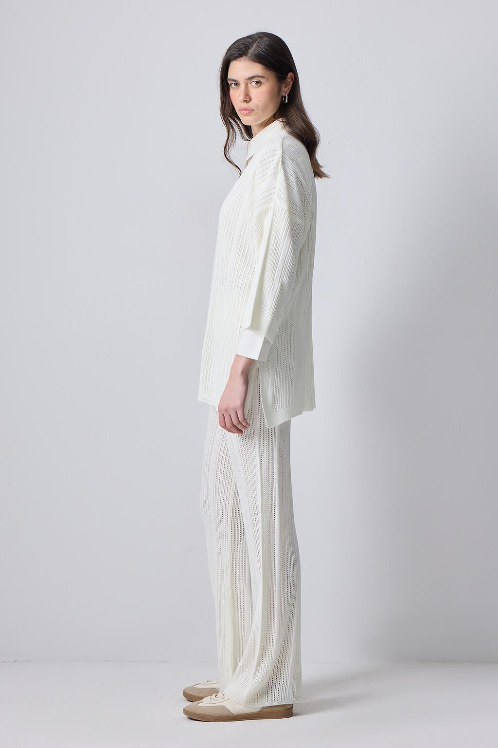 touche prive Fleeceweste STRICK-TUNIKA-HOSEN-SET