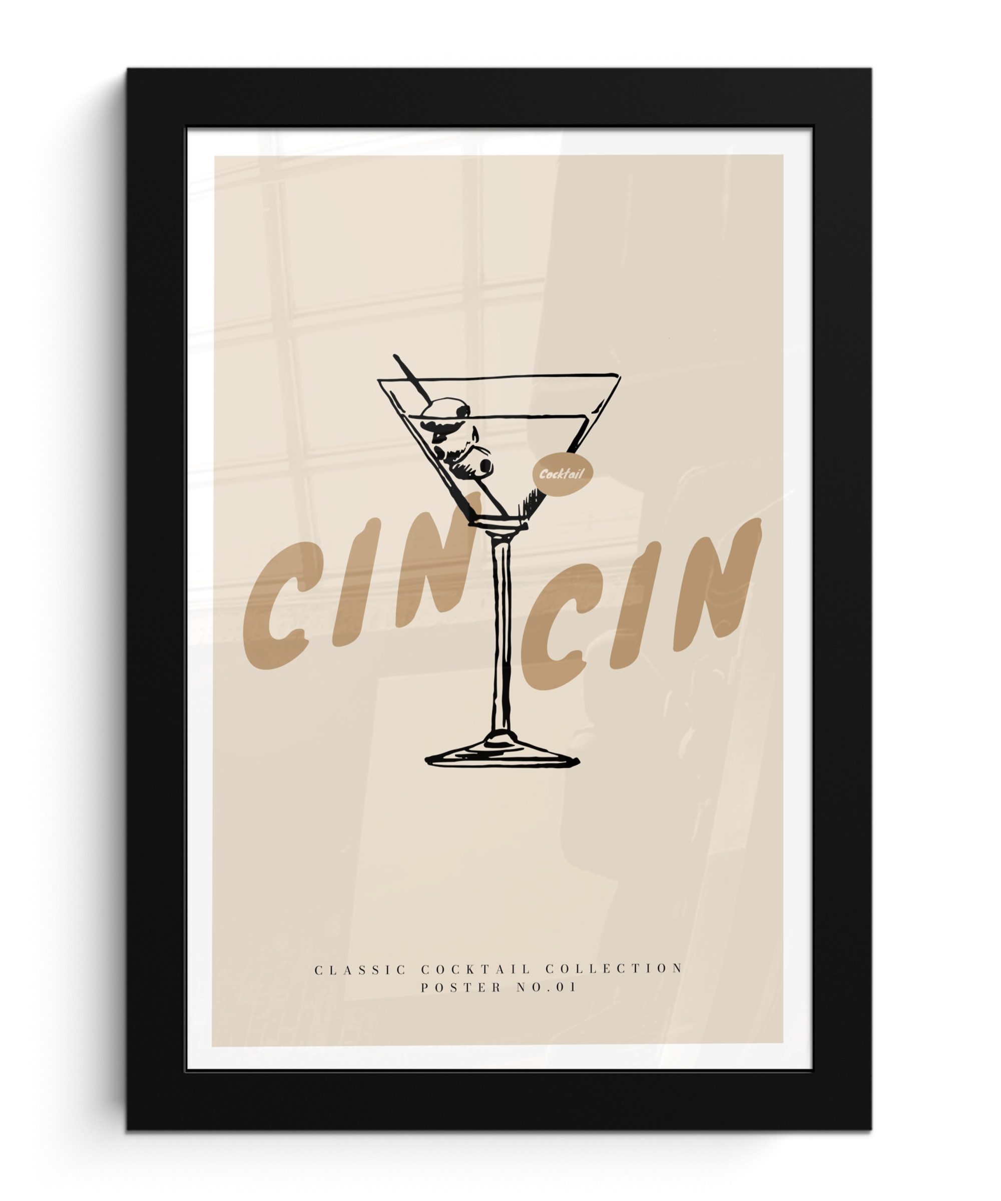 MuchoWow Poster Cocktail - Cin Cin günstig online kaufen