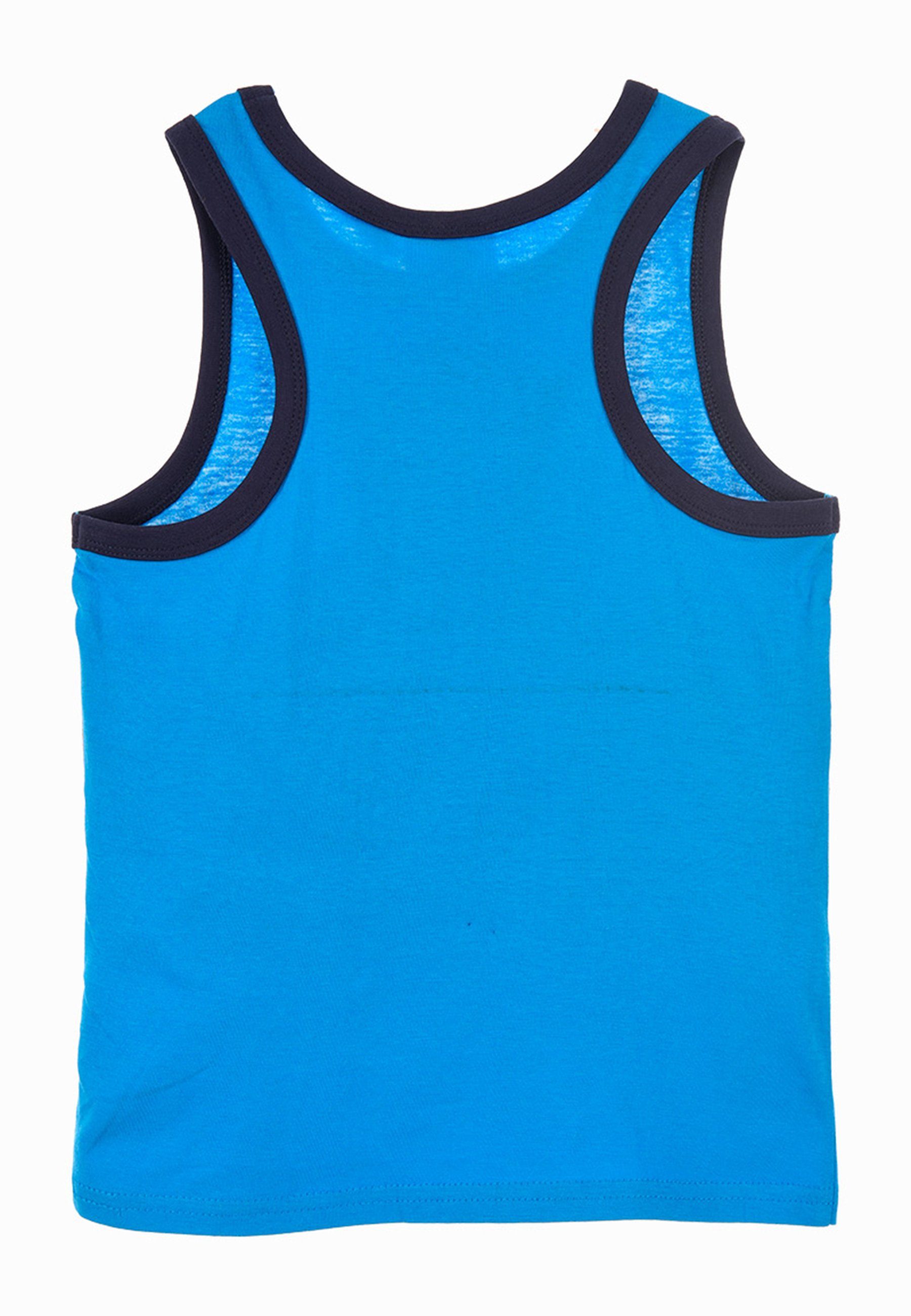 PAW PATROL Muskelshirt Jungen Tank-Top Blau Sommer-Shirt Muskel-Shirt