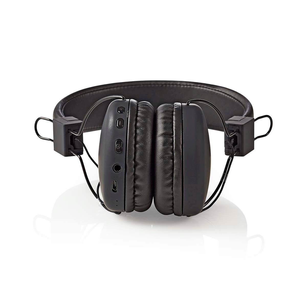 Nedis HPBT1100BK Over-Ear-Kopfhörer (Bluetooth, USB-C Ladefunktion, 15 h Laufzeit für flexible Nutzung, Bluetooth®, Bluetooth, USB-C Ladefunktion, 15 h Laufzeit für flexible Nutzung)