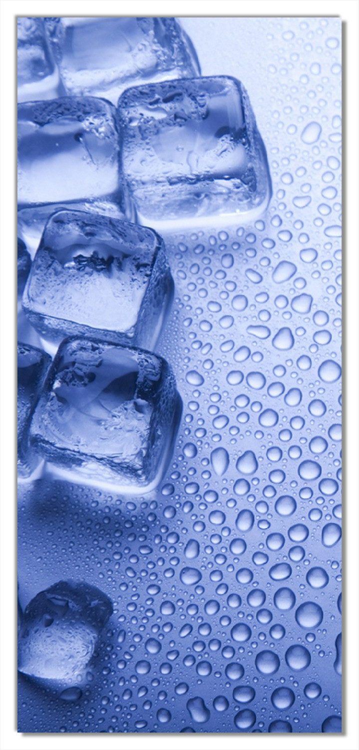 Türtapete Eiswürfel