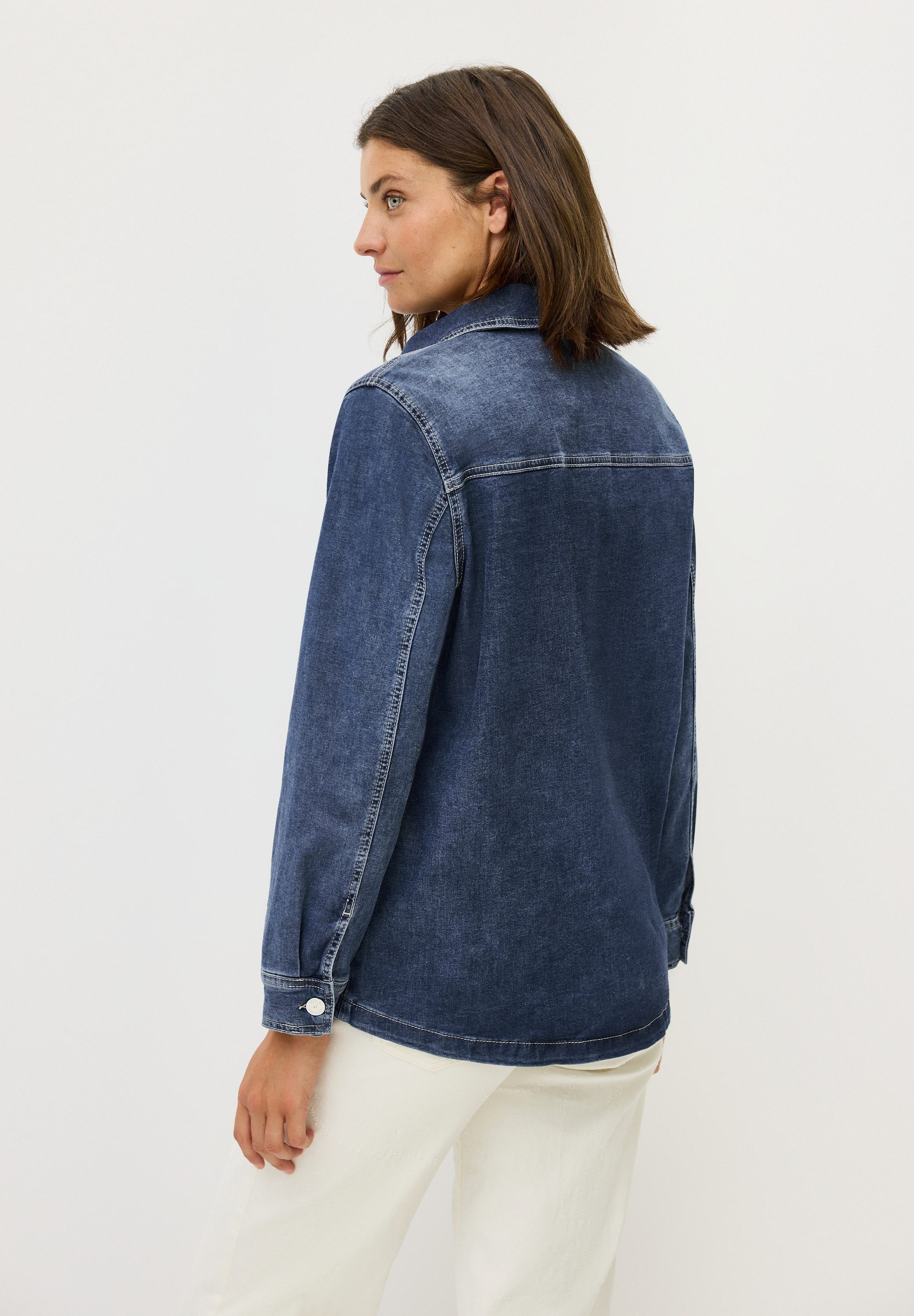 CECIL Jeansjacke aus Baumwolle mit Stretchanteil günstig online kaufen