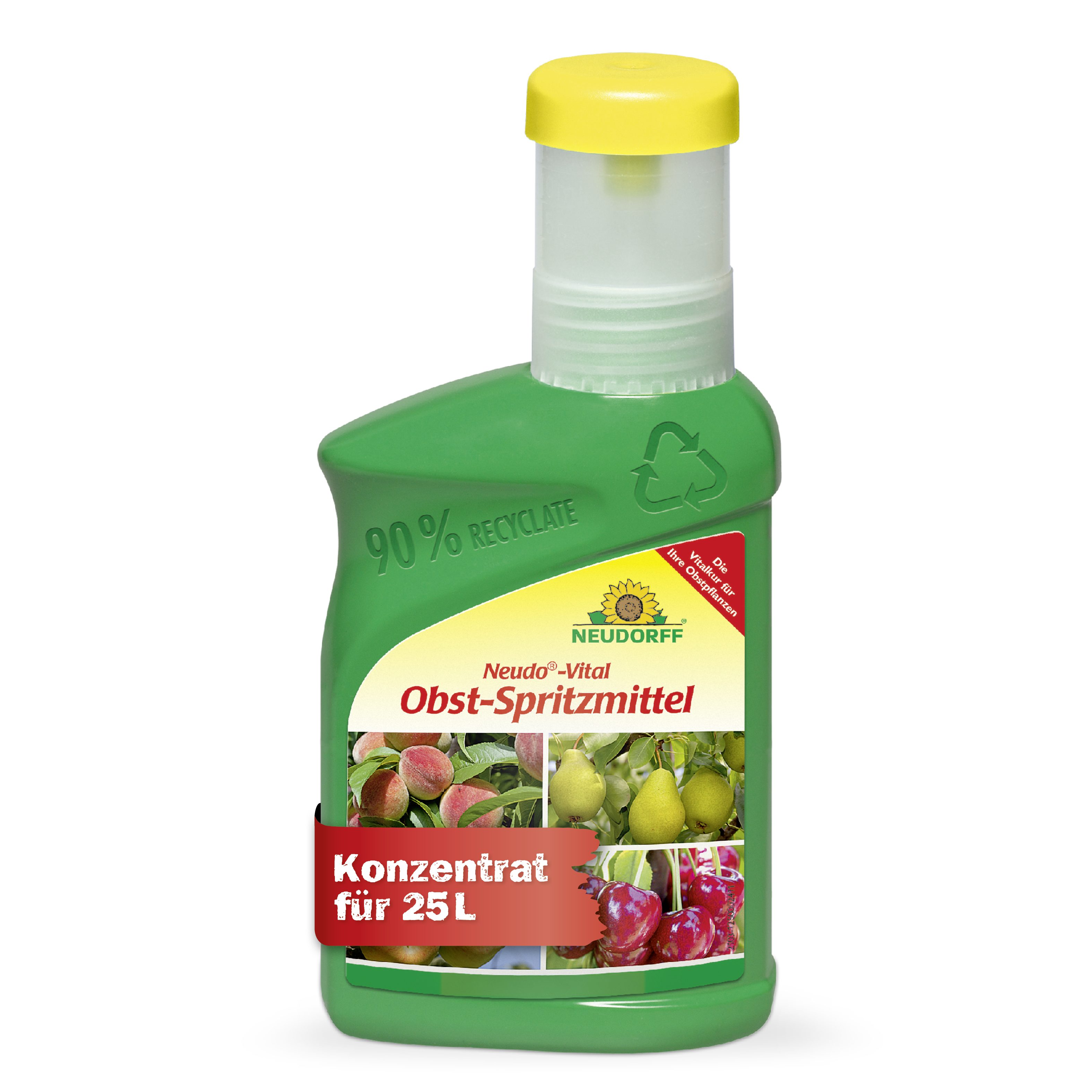 Neudorff Pflanzenstärkungsmittel Neudo-Vital Obst-Spritzmittel 250 ml, Obst-Spritzmittel zur Pflanzenstärkung, 10 ml Konzentrat pro Liter Wasser, Effekt wissenschaftlich belegt