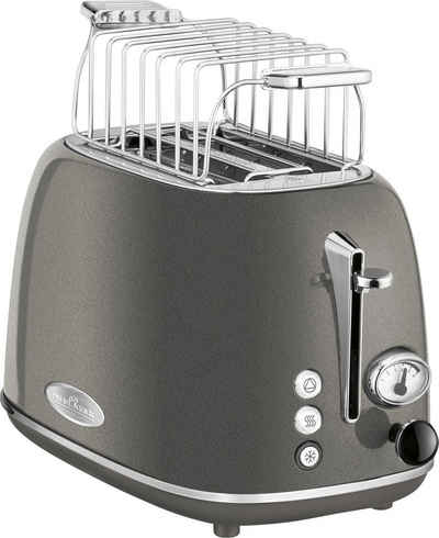 ProfiCook Toaster PC-TA 1193, 2 kurze Schlitze, für 2 Scheiben, 815 W, anthrazit