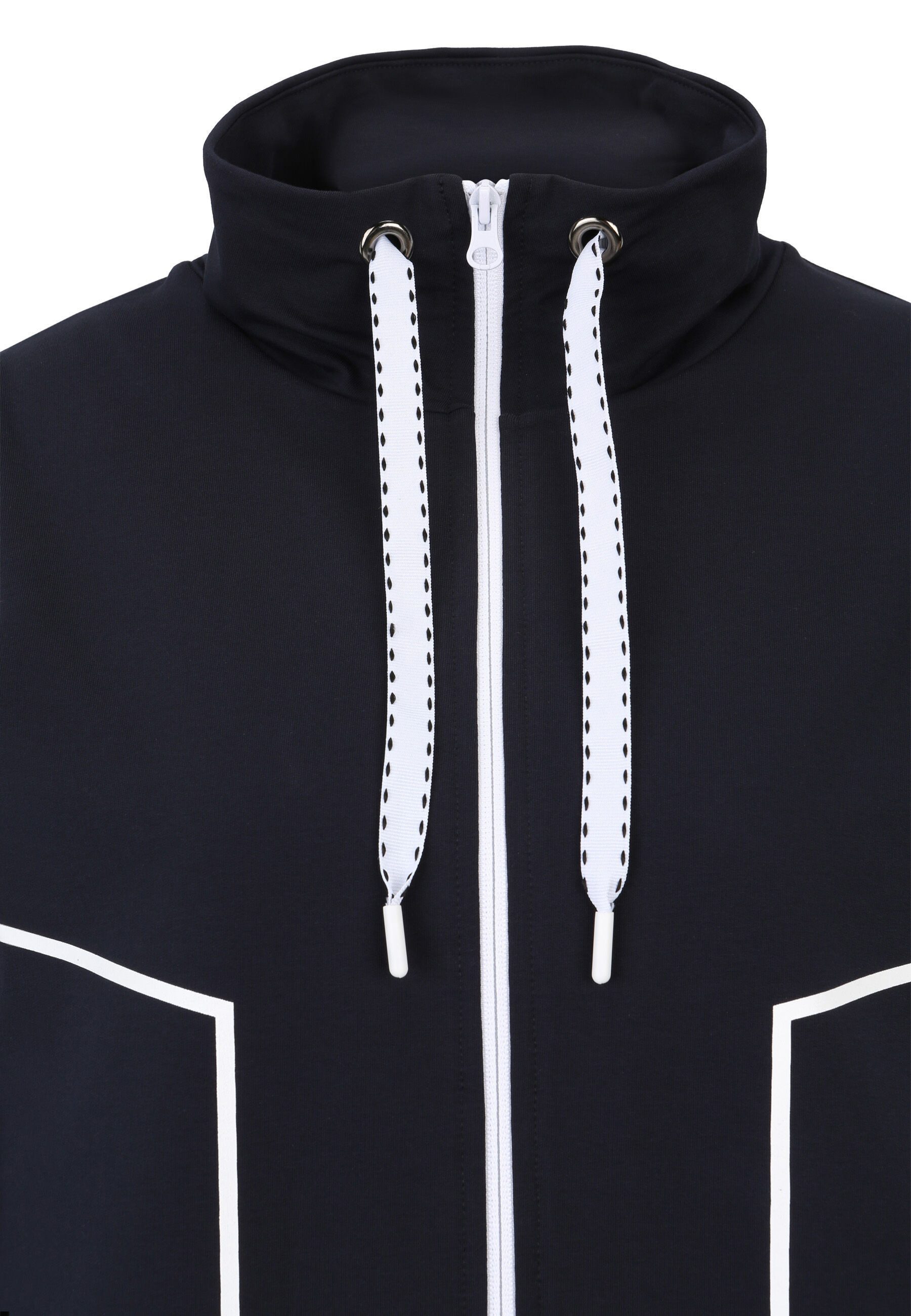 Doris Streich Sweatjacke mit Stehkragen