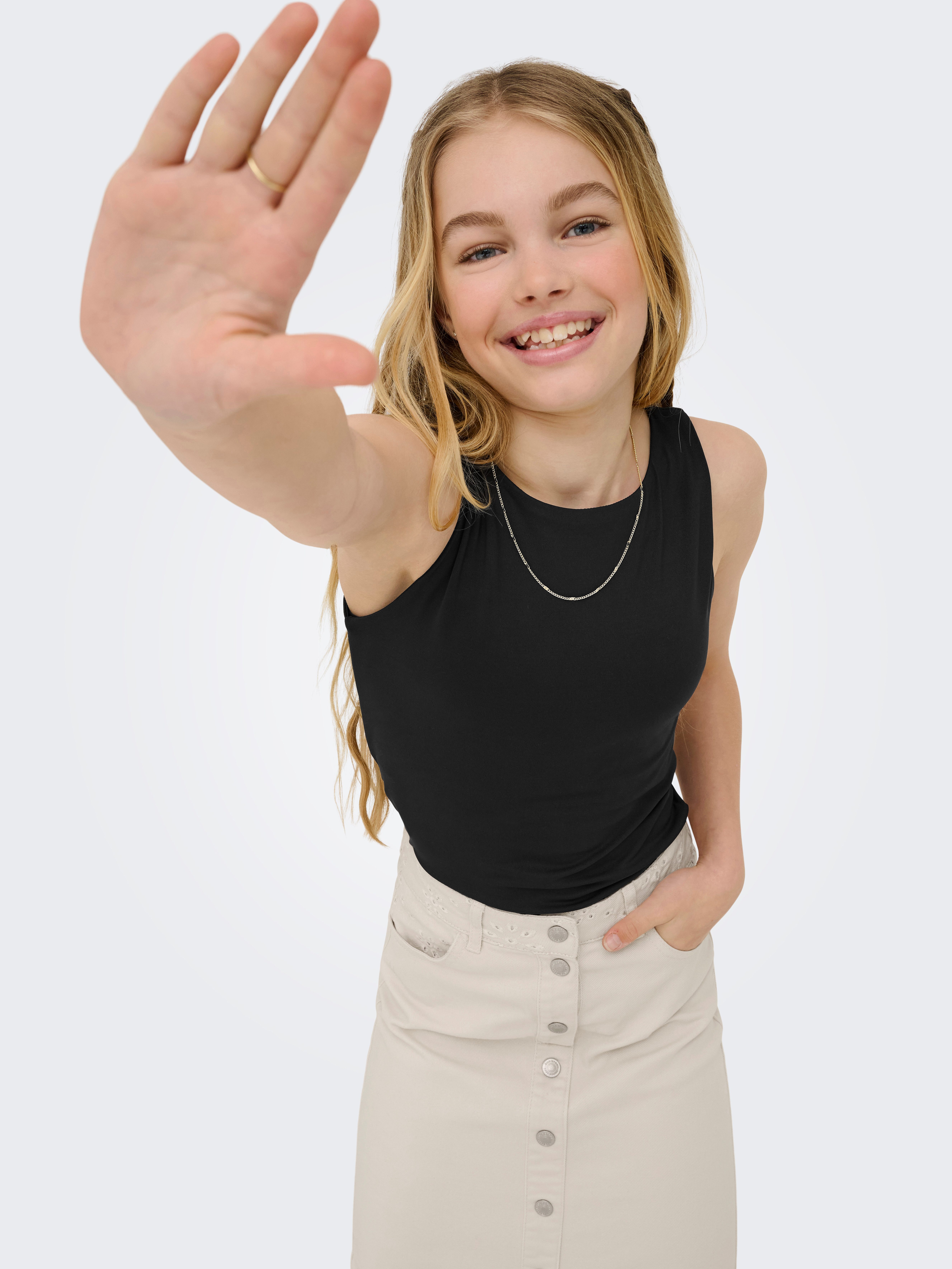 KIDS ONLY Tanktop KOGEA S/L 2-WAYS TOP JRS NOOS in cleaner Optik