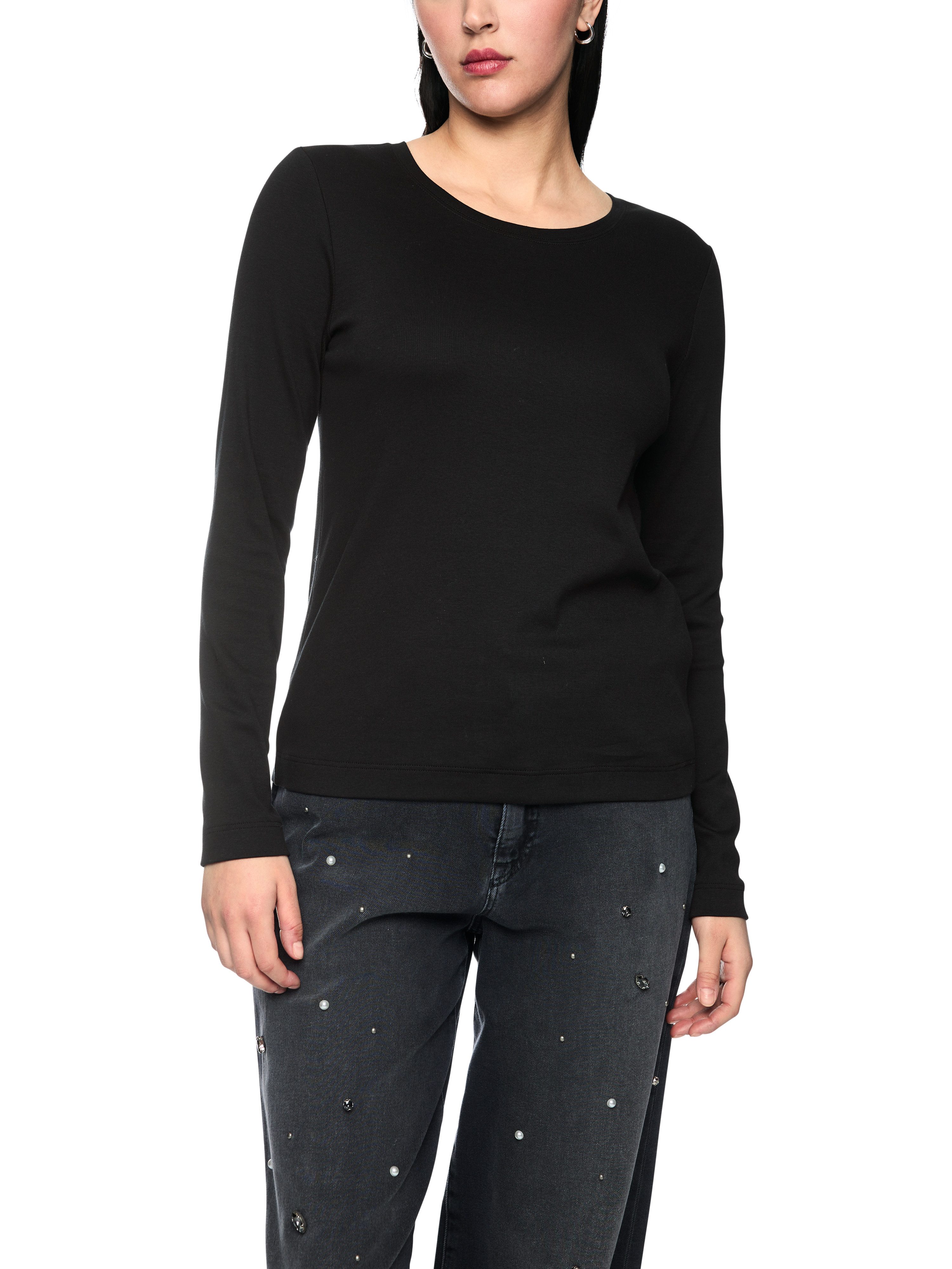 Marc Cain Langarmshirt Cattitude Premium Damenmode