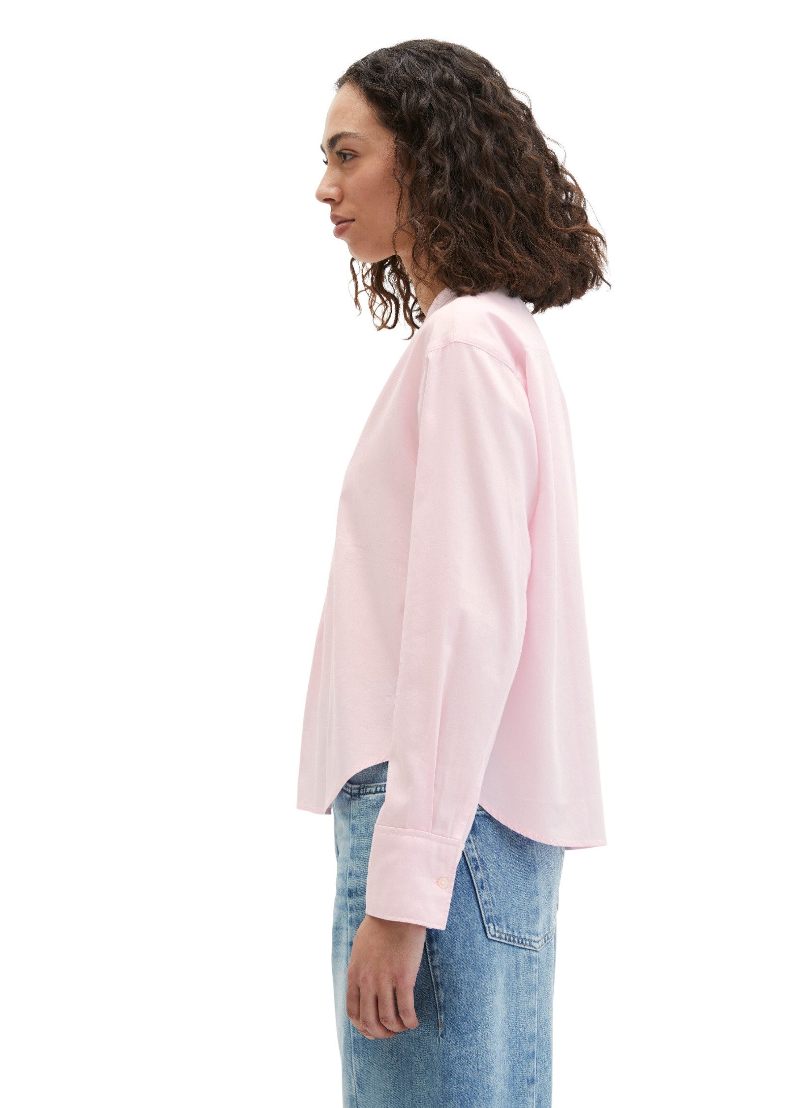 Marc O'Polo Langarmbluse aus Baumwoll-Satin günstig online kaufen