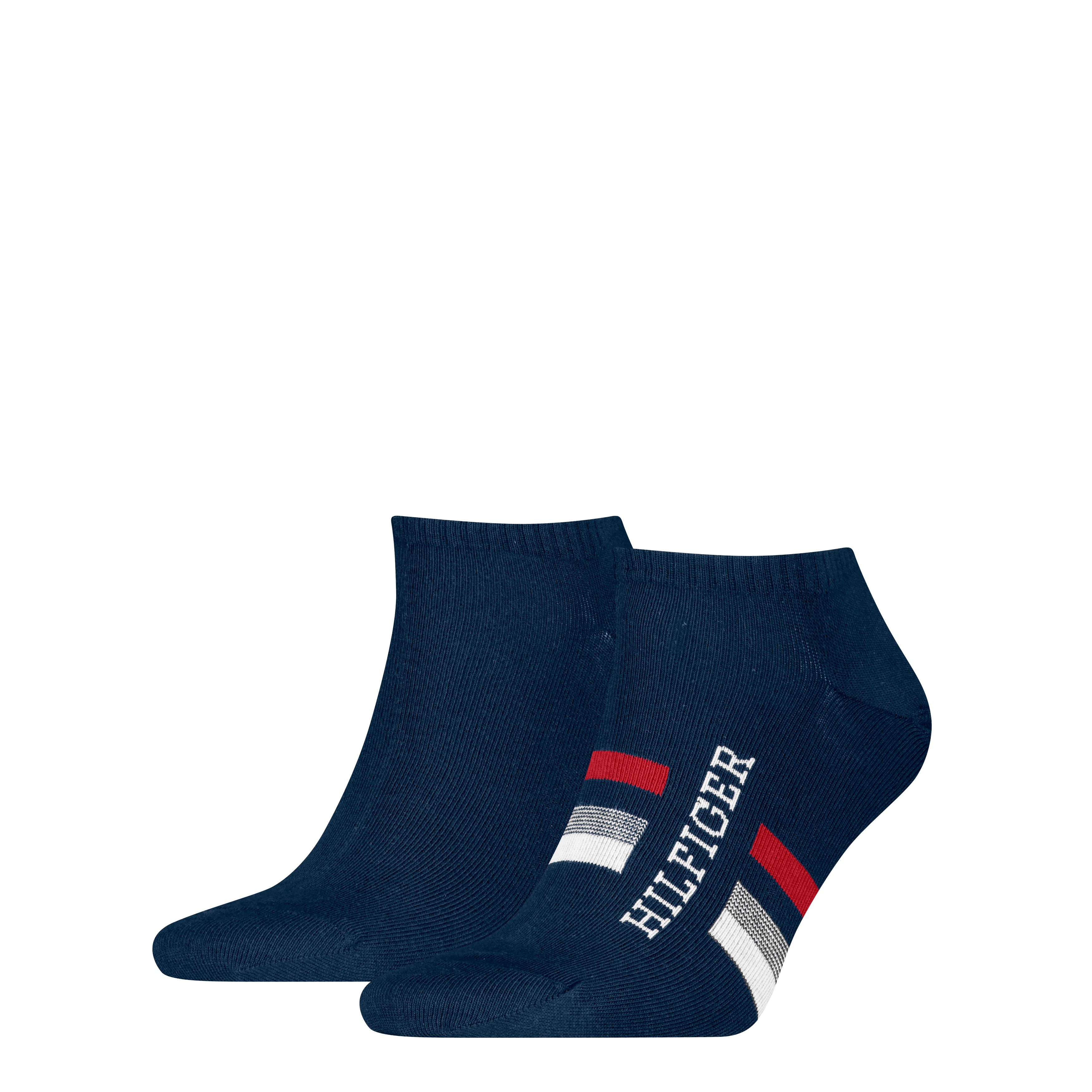 Tommy Hilfiger Sneakersocken TH MEN SNEAKER 2P HILFIGER TAB (2 Paar) Atmungsaktiv, Markenlogo