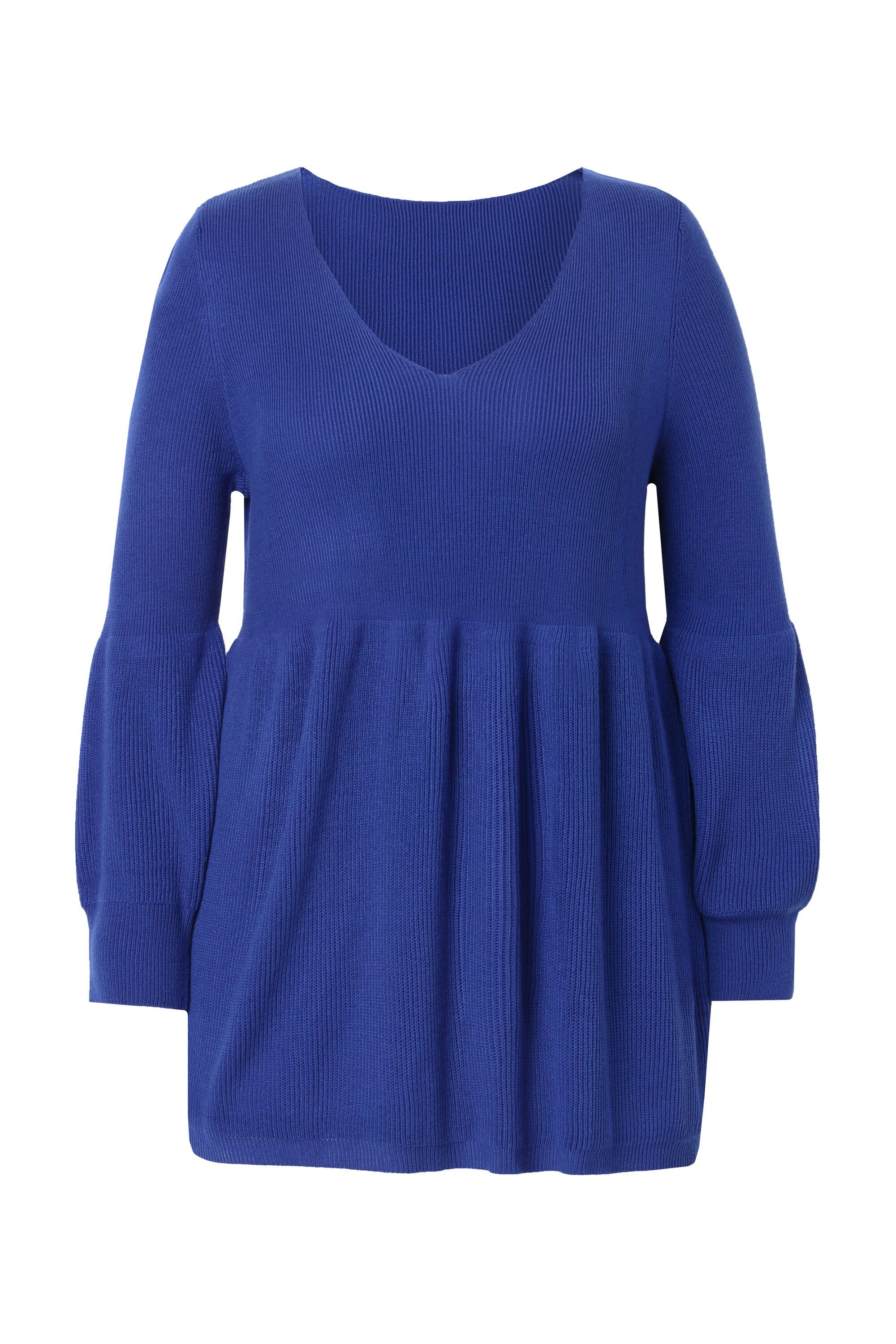 MIAMODA Strickpullover Pullover KaschmirFeel breites Schößchen günstig online kaufen