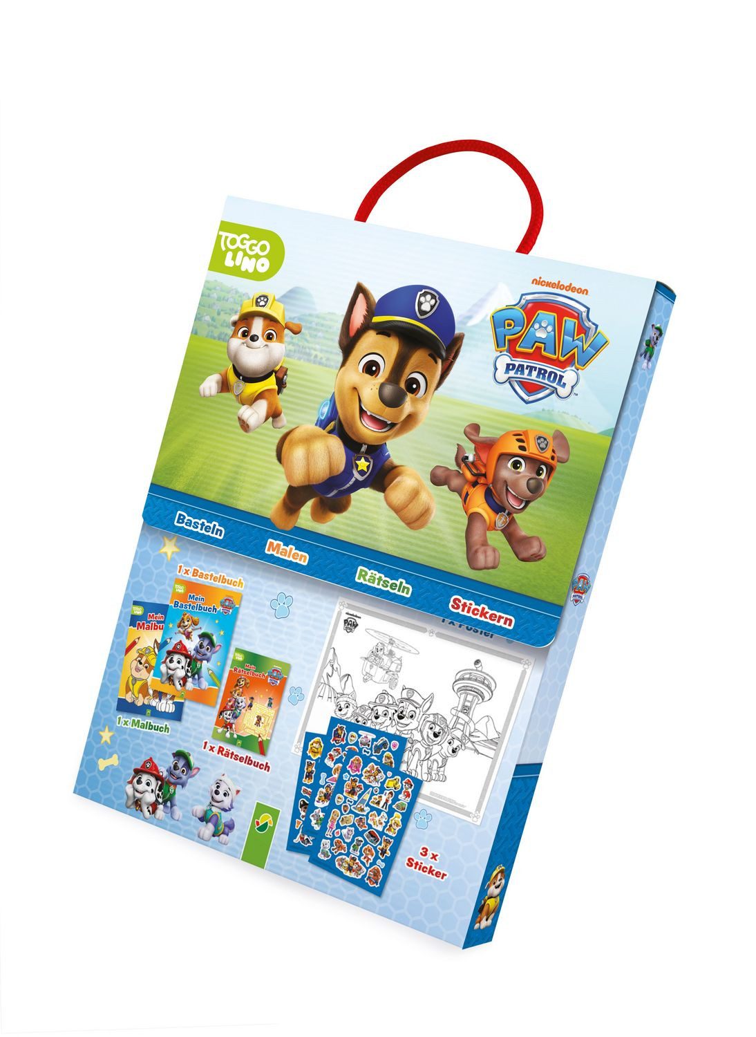 Paw Patrol Spaß-Set I Basteln - Rätseln - Stickern / diverse