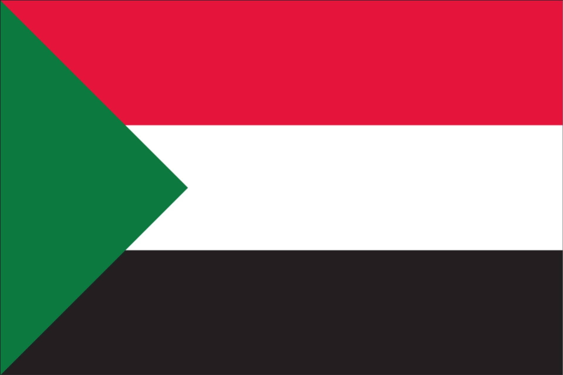 Flagge Flagge 110 g/m² Querformat flaggenmeer Sudan