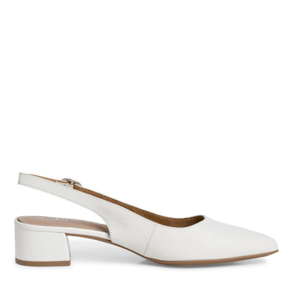 Pumps Slingpumps LEATHER) Tamaris (WHITE Weiß