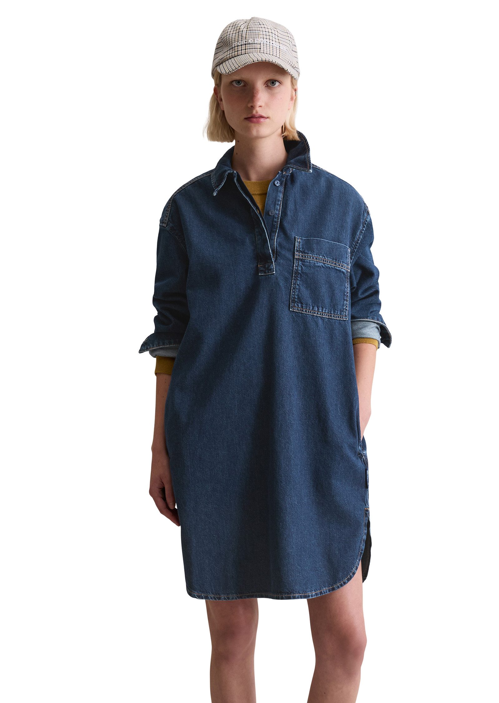 Marc O'Polo DENIM Jeanskleid aus reiner Bio-Baumwolle