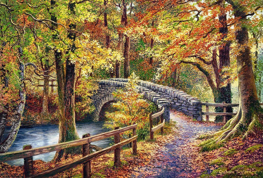 Castorland Puzzle Castorland C-104628-2 Brathay Bridge, Puzzle 1000 Teile, Puzzleteile