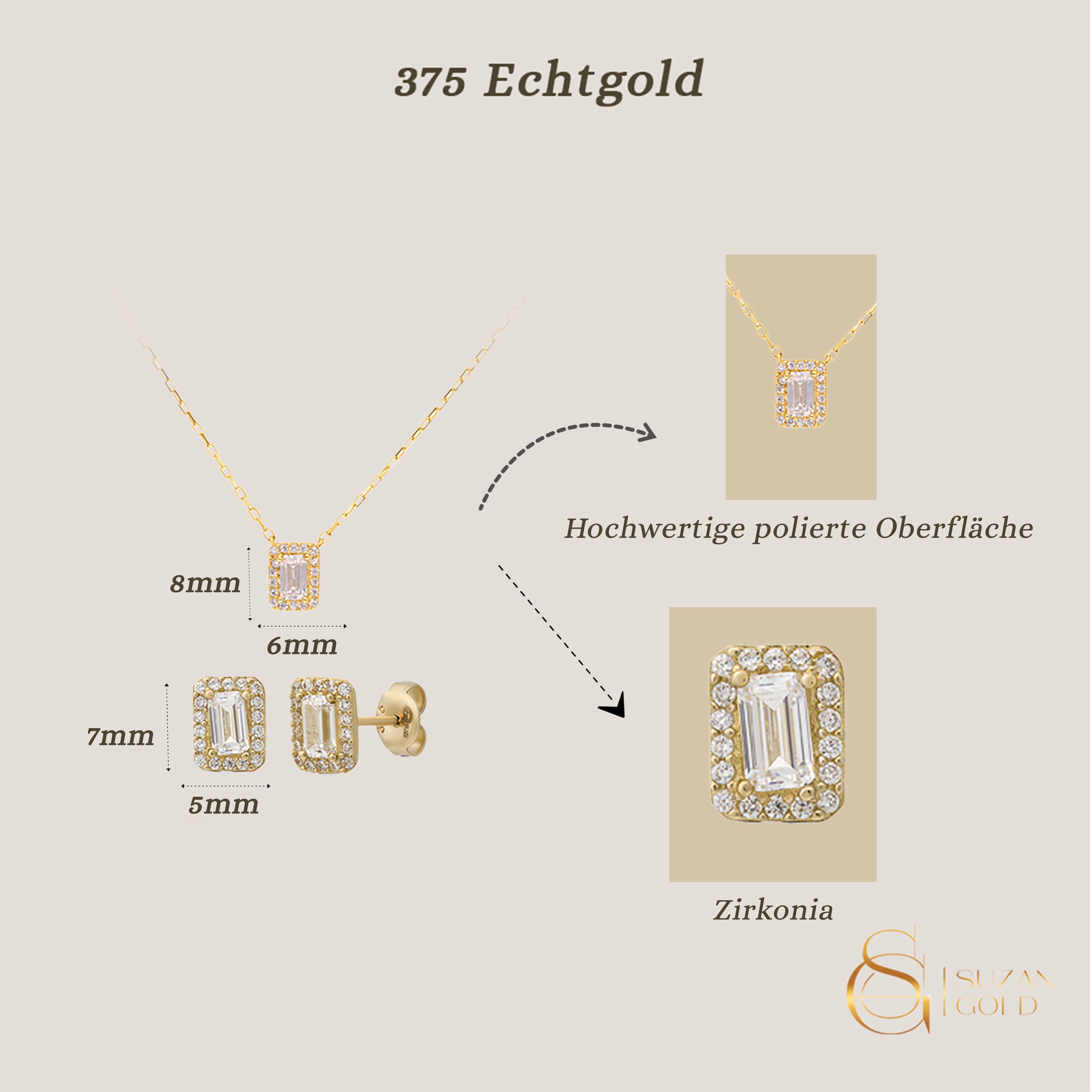 Suzan Gold Schmuckset Forever Sparkle – günstig online kaufen