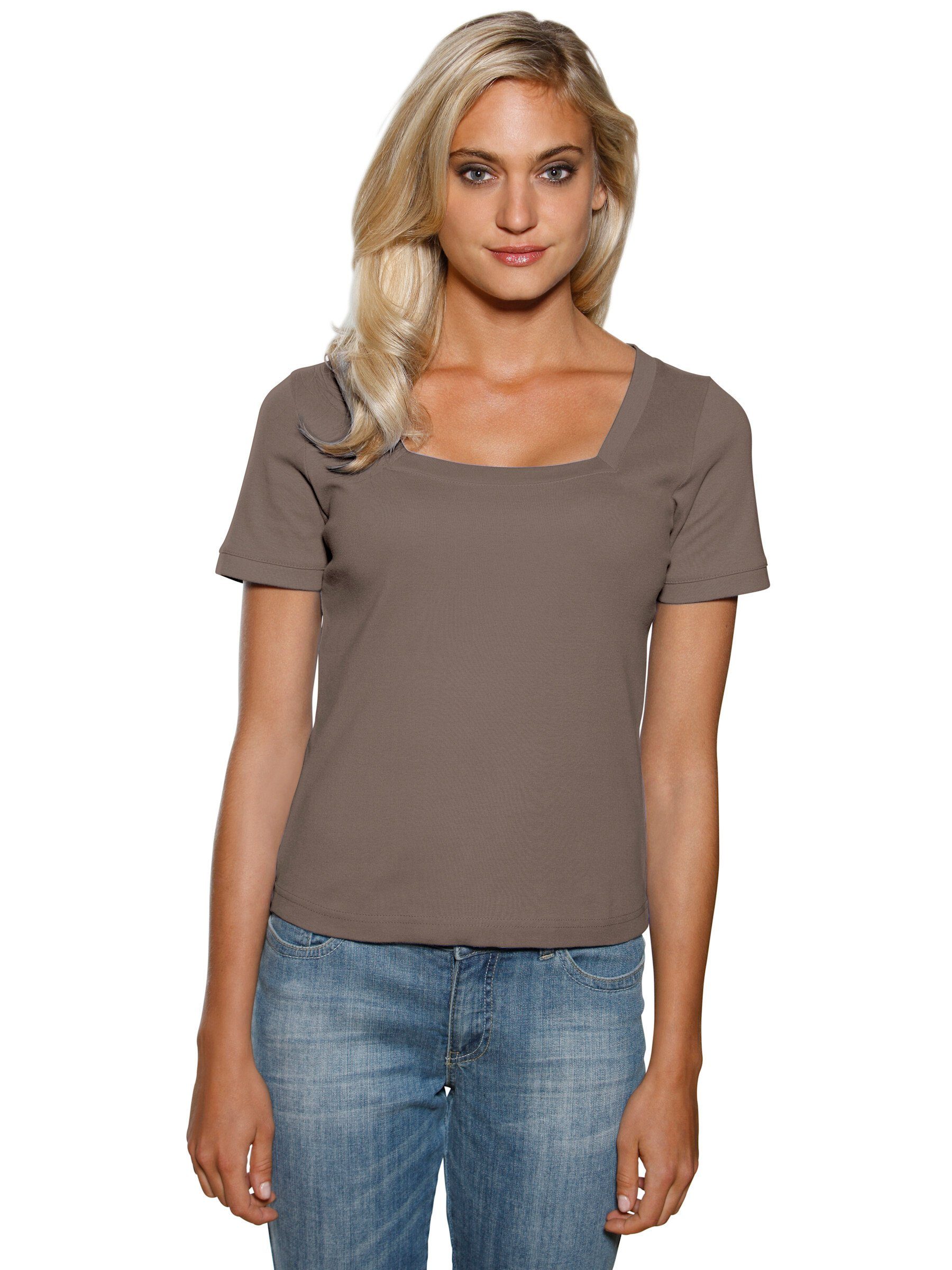 heine T-Shirt taupe