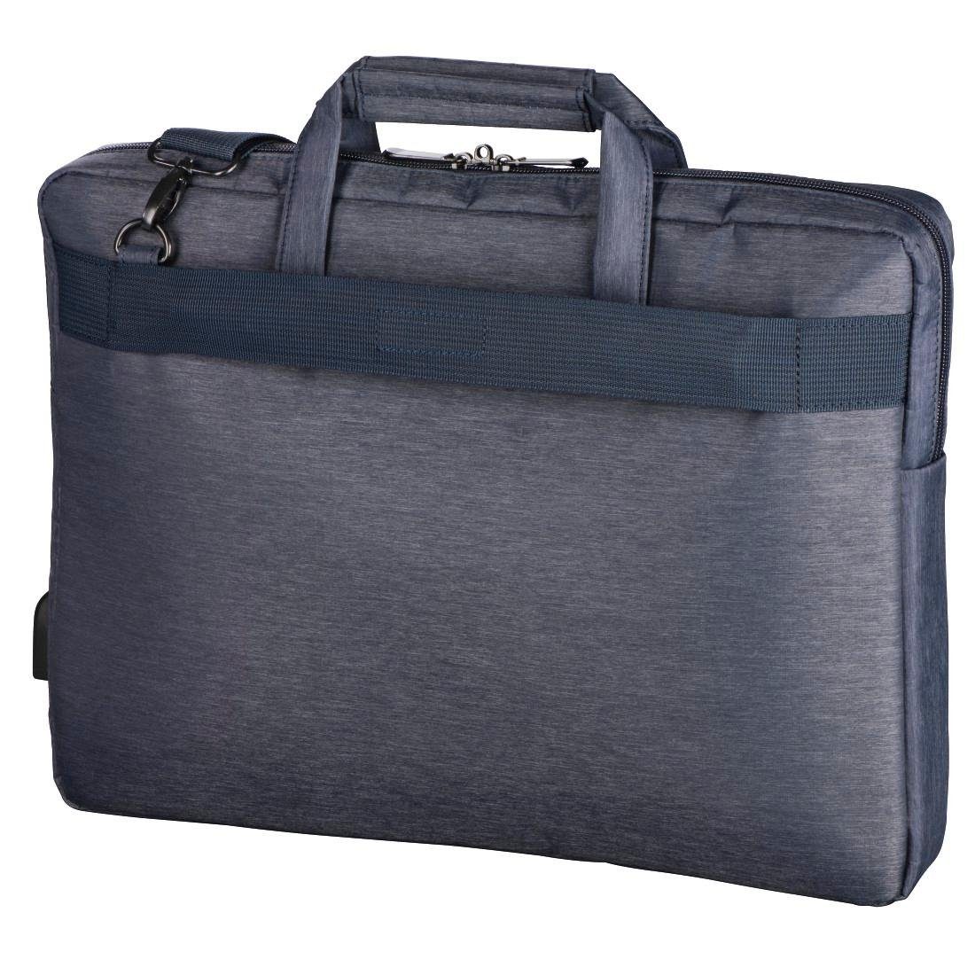 Hama Laptoptasche Laptop-Tasche "Manchester", bis cm (17,3), 44 Blau