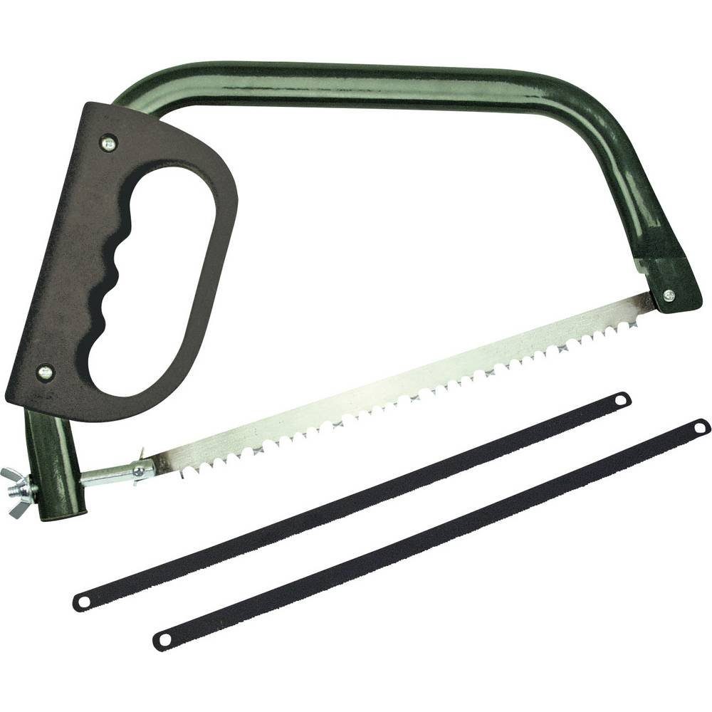 Brüder Mannesmann Werkzeuge Handsäge Bügelsäge, 300 mm, mit 3 Sägeblättern M30130