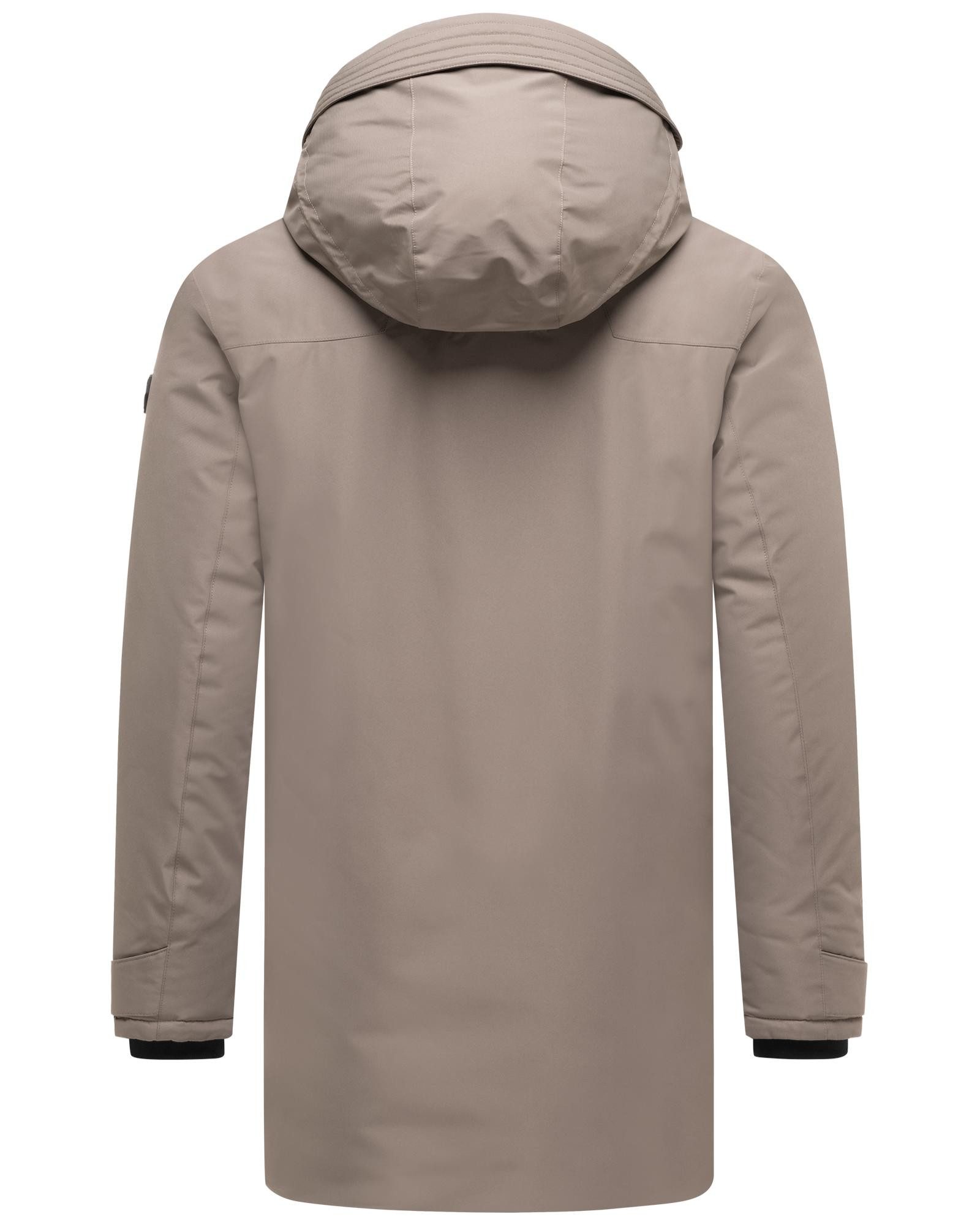 Stone Harbour Wintermantel Netaan XX Herren Kurzmantel mit kuscheliger Kapuze