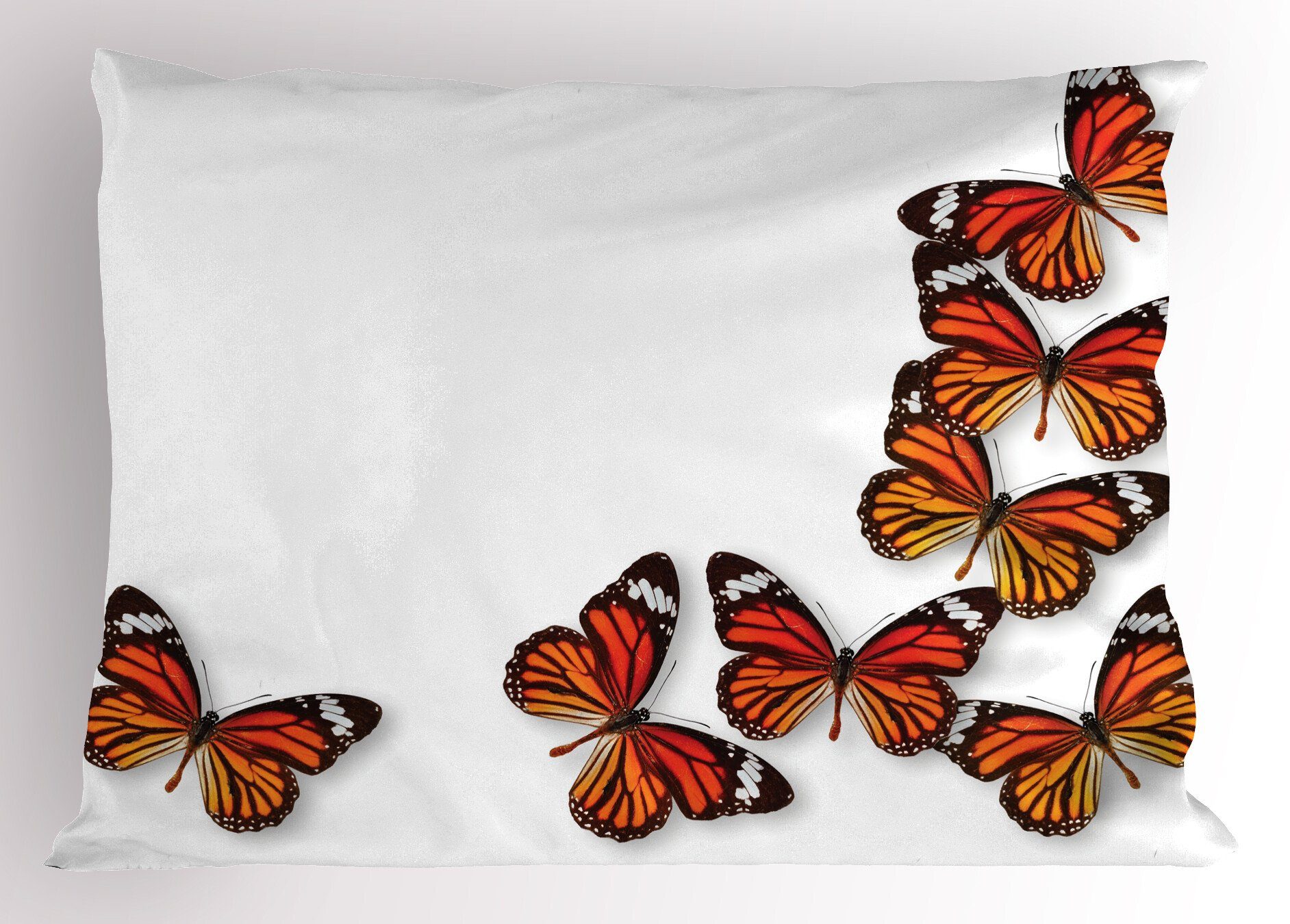 Dekorativer Stück), Monarch Standard Size (1 Gedruckter Bug Kopfkissenbezug, Frühling Abakuhaus Kissenbezüge Exotisch