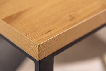 riess-ambiente Laptoptisch LOFT 45cm natur / schwarz, Holzwerkstoff · Metall · Eichen-Optik · für Couch & Bett · Industrial