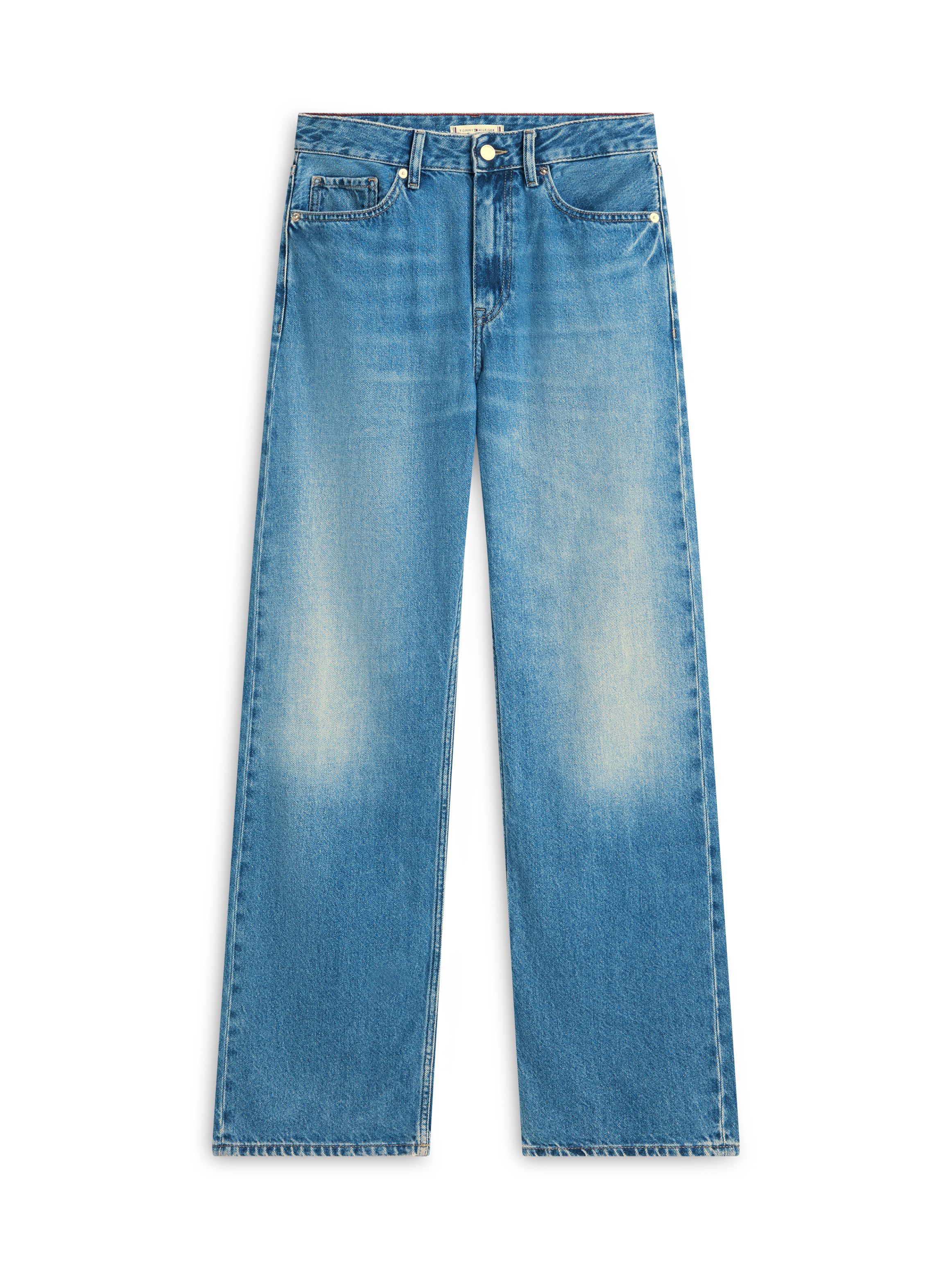Tommy Hilfiger Straight-Jeans mit dezenter Logostickerei – Bild 4 von 5