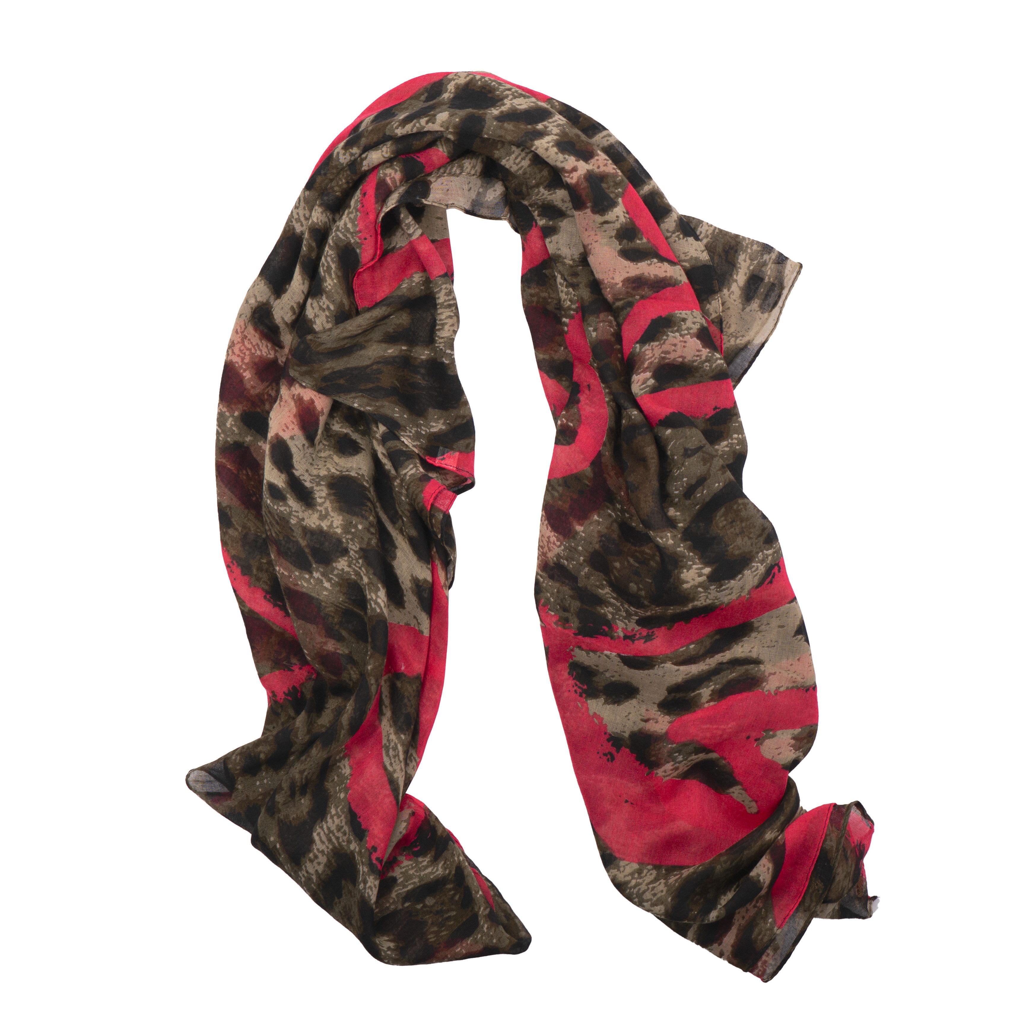 Passioni Schal mit abstraktem Leoparden-muster günstig online kaufen