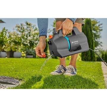 GARDENA Gartenpumpe 4100 Silent - Gartenpumpe - dunkelgrau/türkis