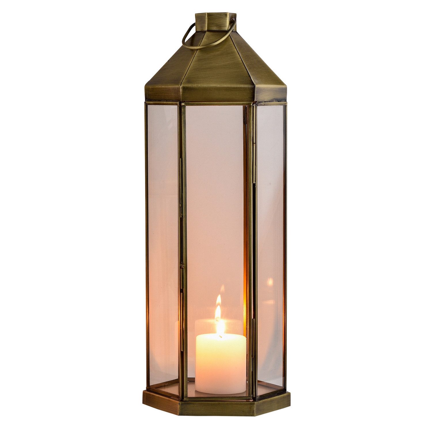 Windlicht Vintage Deko Laterne Windlicht Teelichthalter Arada Gross