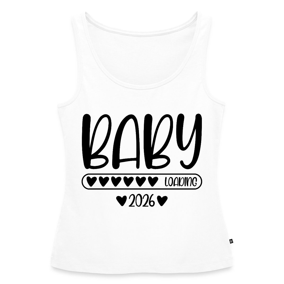 T-Shirt Baby 2026 loading Frauen Premium Tank Top
