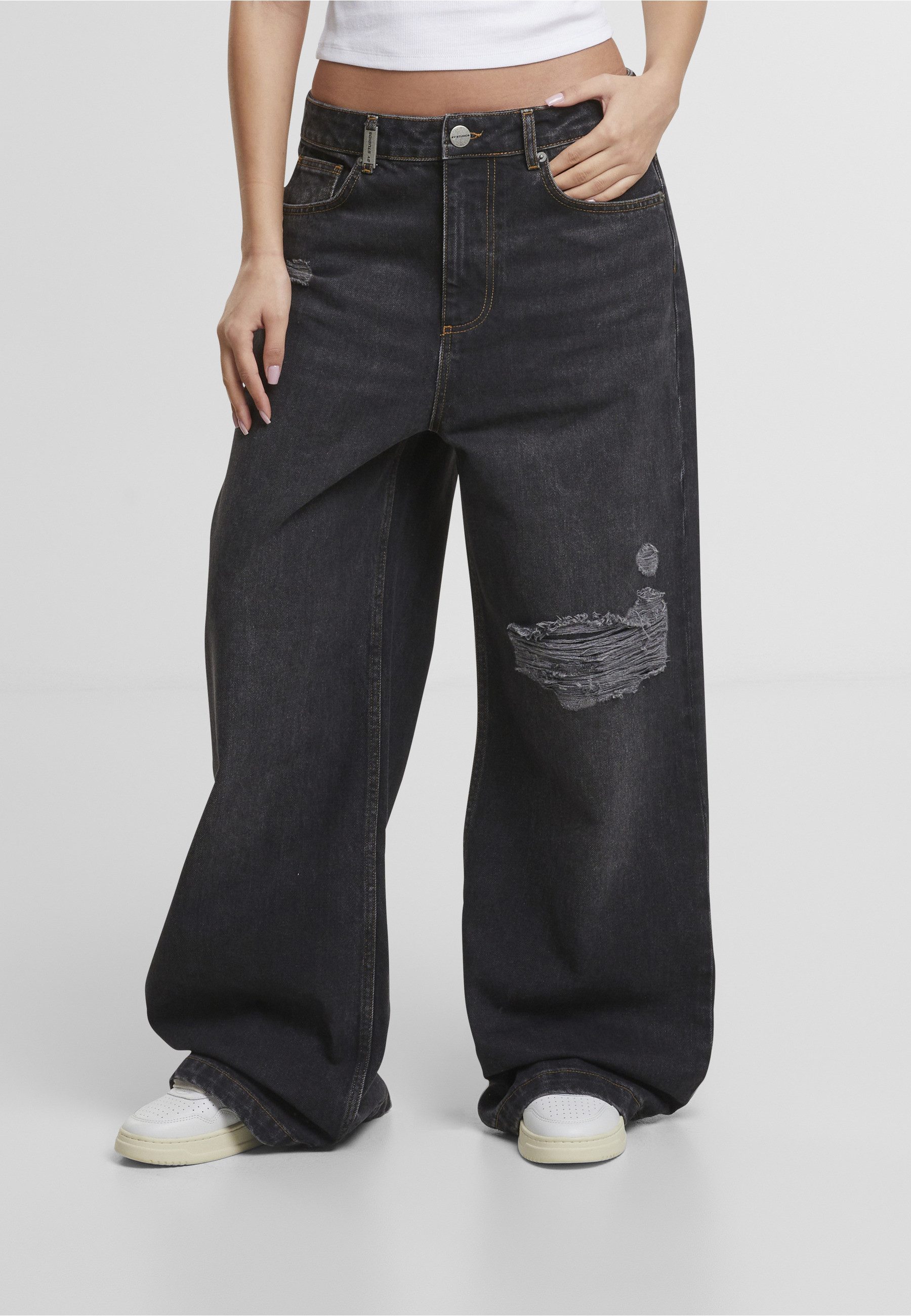2Y Studios Bequeme Jeans 2Y Studios Diala Wide Baggy Jeans
