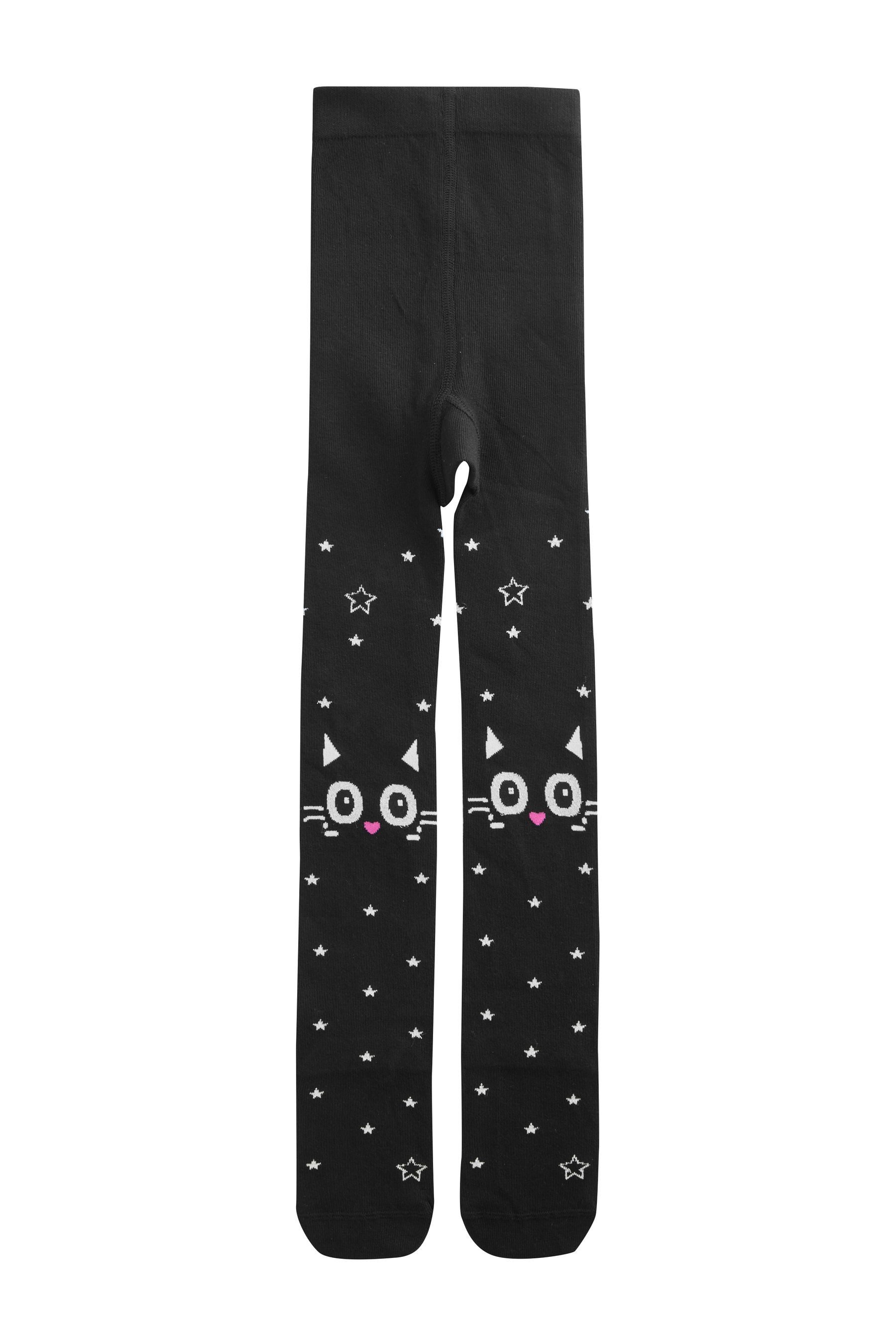 Next Strumpfhose Strumpfhose mit hohem Baumwollanteil, Halloween (1 St)