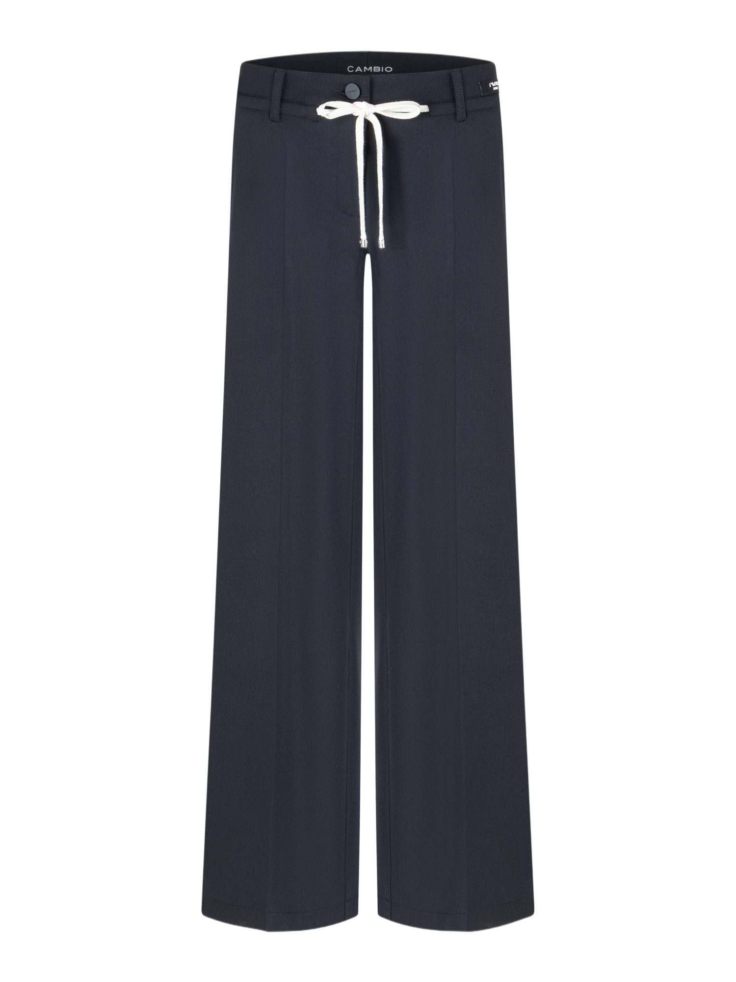 Cambio Stoffhose blau, Casual, Polyester, Unifarben, Regular Fit, Mittel