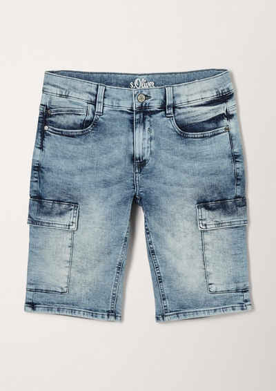 s.Oliver Jeansshorts Jeans-Bermuda Seattle / Regular Fit / Mid Rise / Slim Leg Waschung