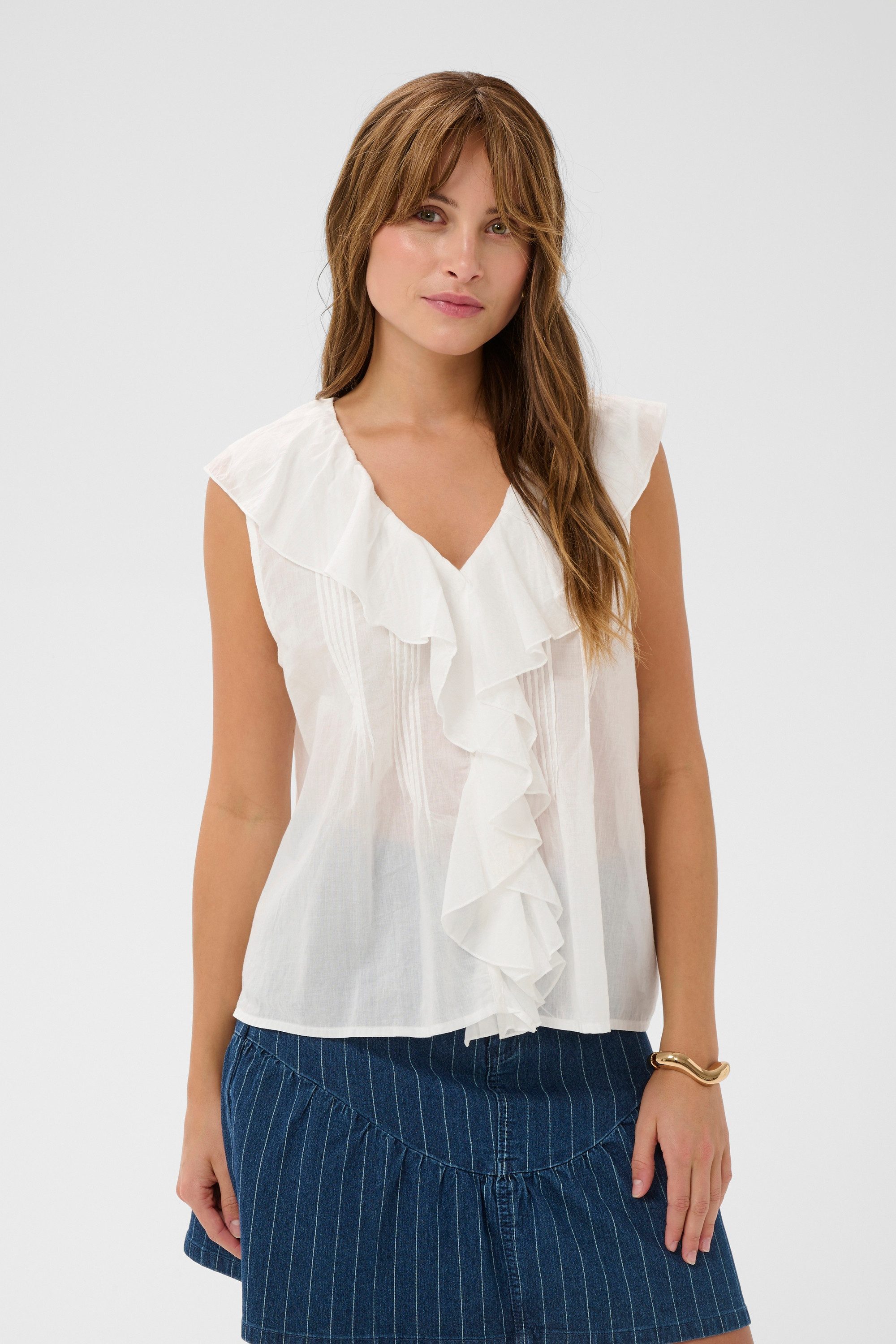 Culture Blusentop Bluse ärmellos CUmusso