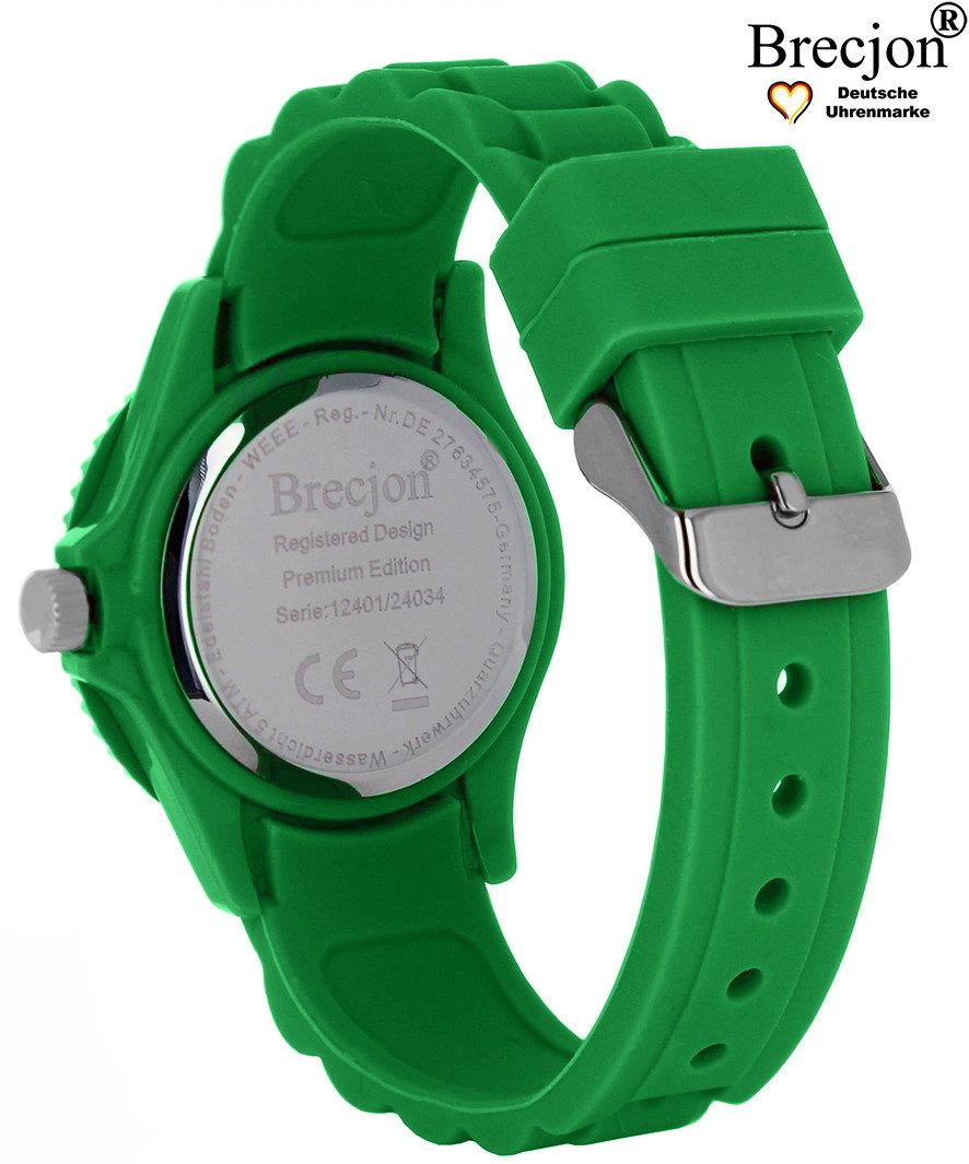Brecjon Quarzuhr Kinder Armbanduhr Lernuhr 5ATM Silikon, kostenloser Versand – Bild 4 von 5