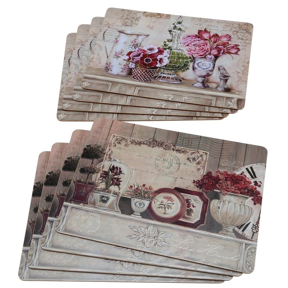 BOLTZE GRUPPE GmbH Gartentischdecke Tischsets Platzsets Blume 30 x 40 cm, 4 günstig online kaufen