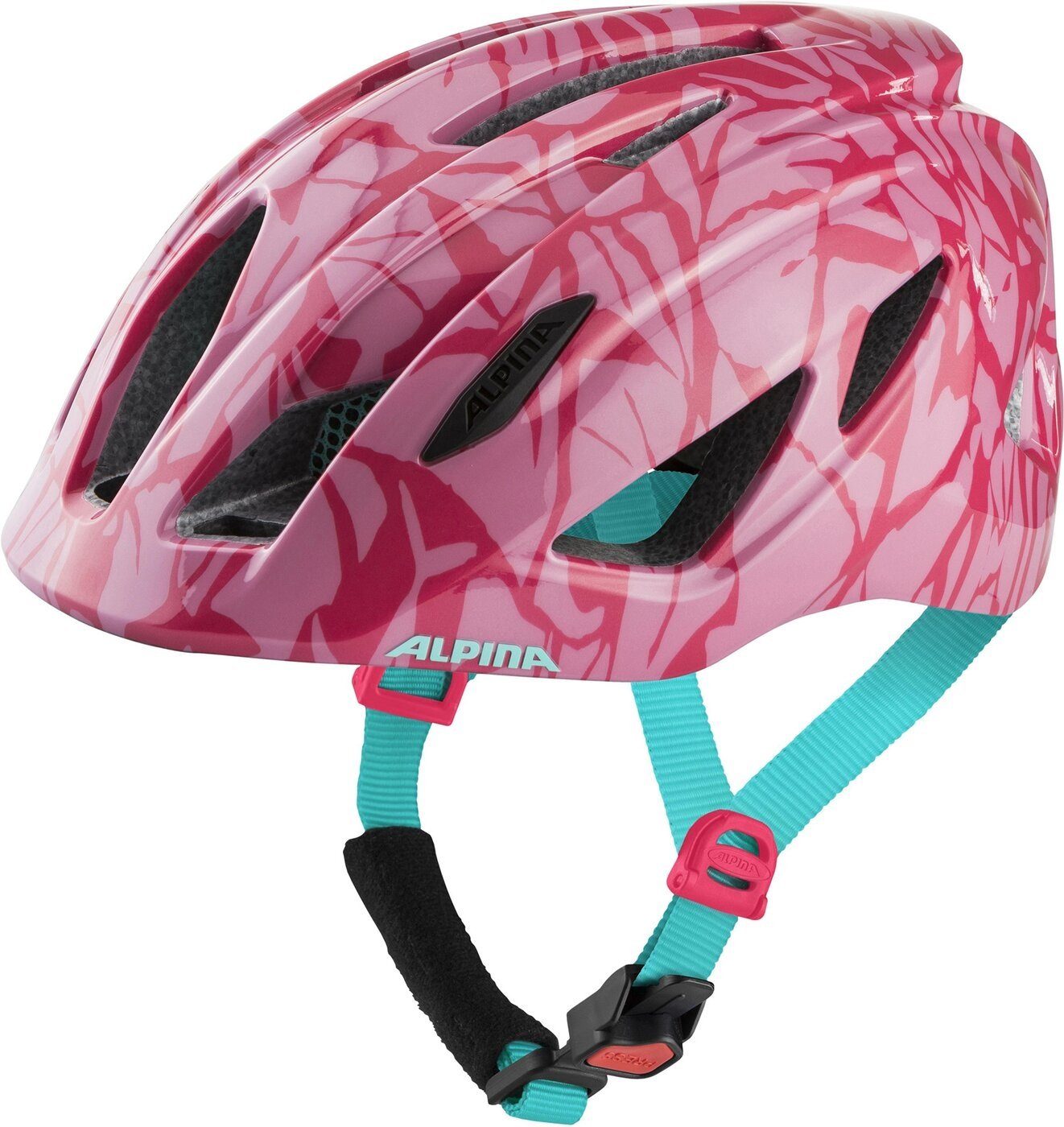 Alpina Sports Kinderfahrradhelm PICO PINK-SPARKEL GLOSS