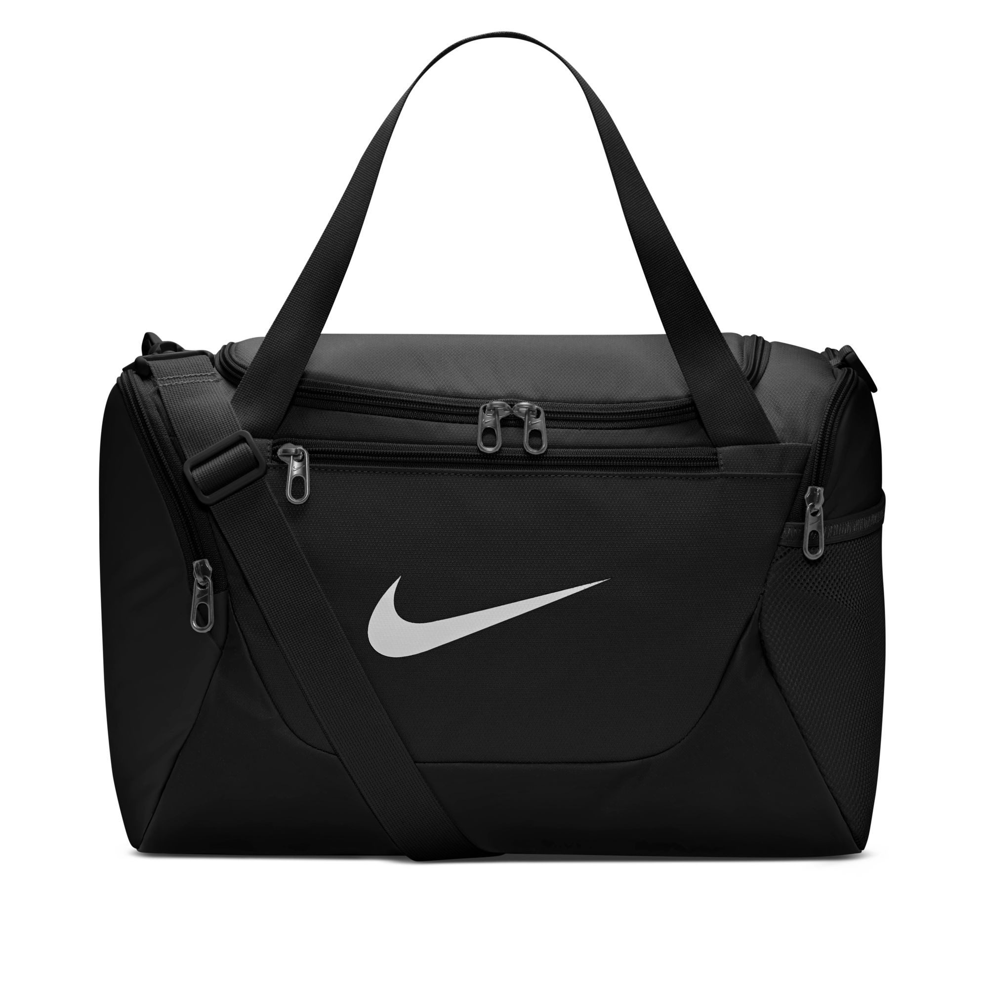 Nike Sporttasche NK BRSLA XS DUFF - X, für Erwachsene, mit belüftetem Seitenfach, mit beschichtetem Boden