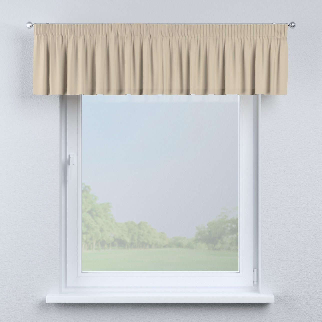 Dekoria Vorhang mit Kräuselband 130 x 40 cm, Cotton Panama – Bild 2 von 3