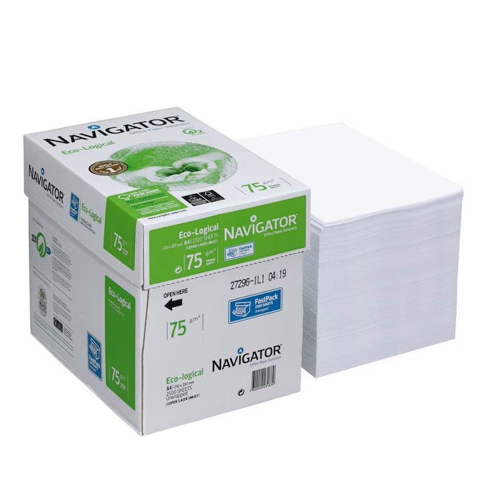 NAVIGATOR Kopierpapier NAVIGATOR Kopierpapier Eco-Logical DIN A4 75 g/qm 2.500 Blatt