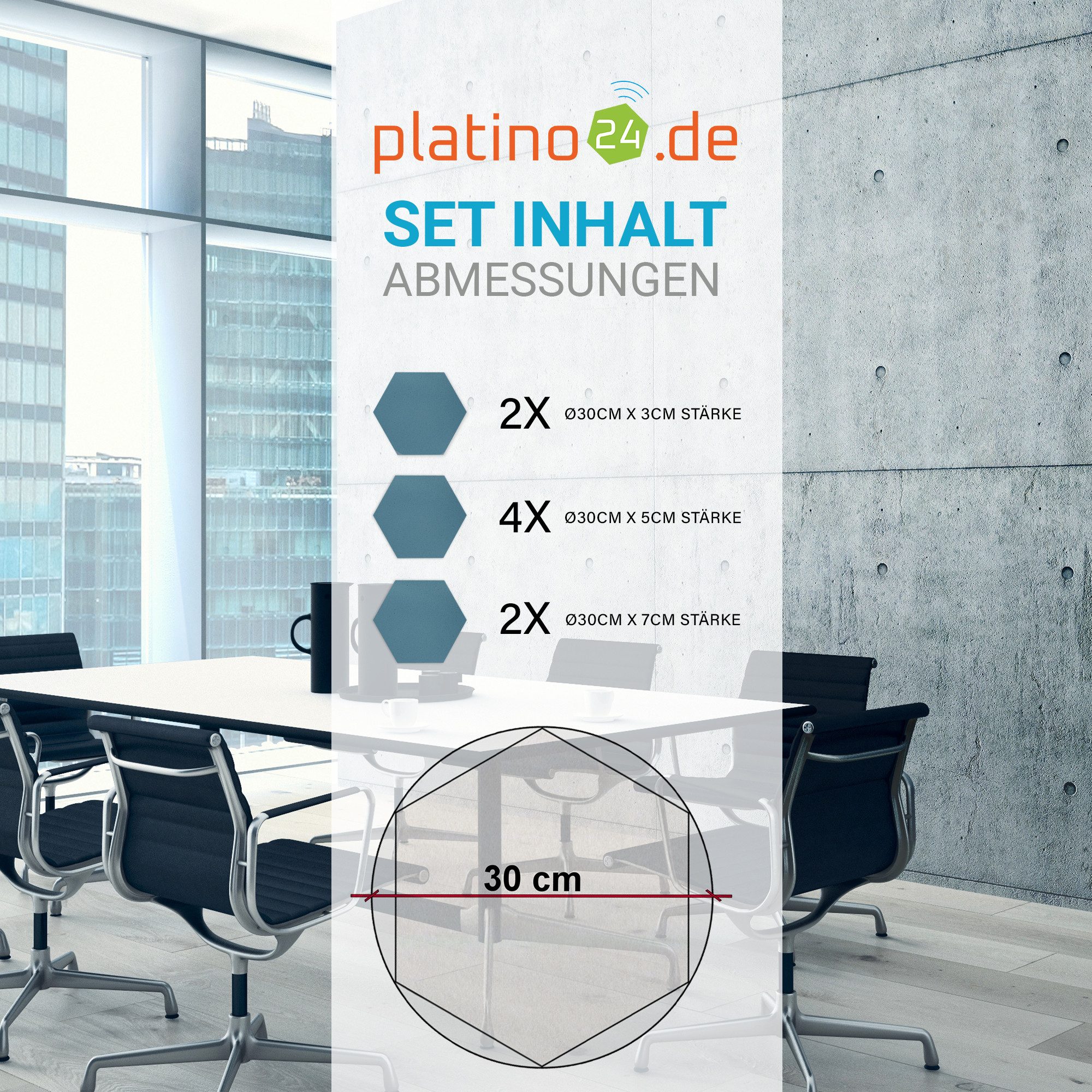 platino24 Schallschutzpaneel Edition LOFT 8 Elemente günstig online kaufen