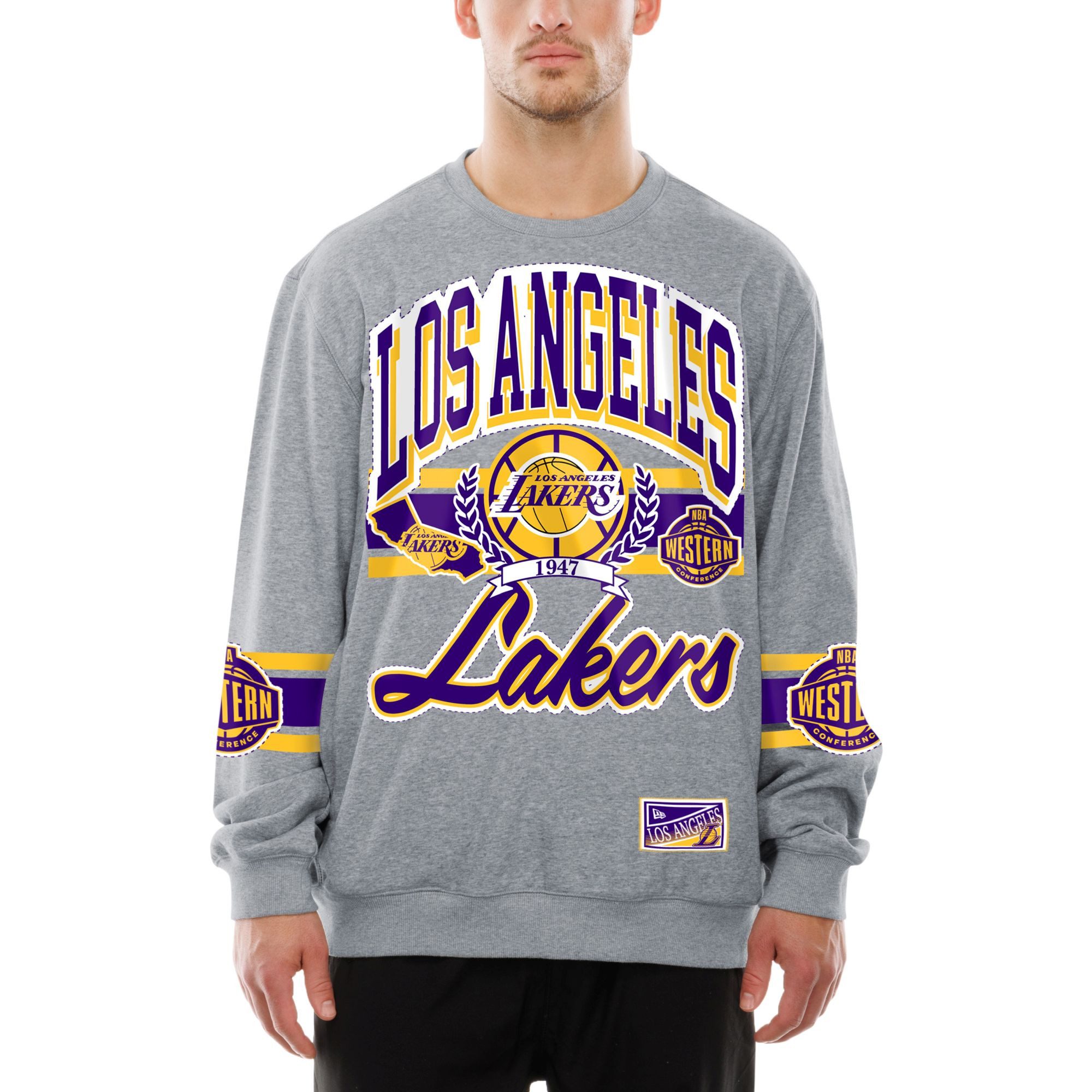 New Era Rundhalspullover NBA Los Angeles Lakers