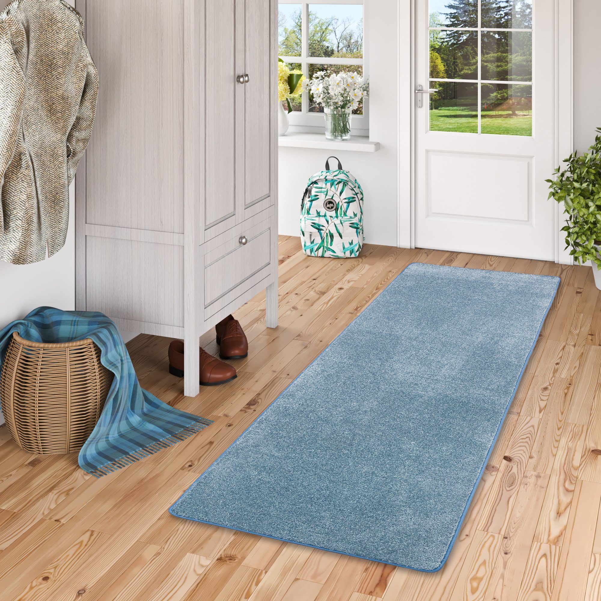 Snapstyle Läufer Hochflor Velours Läufer Teppich günstig online kaufen
