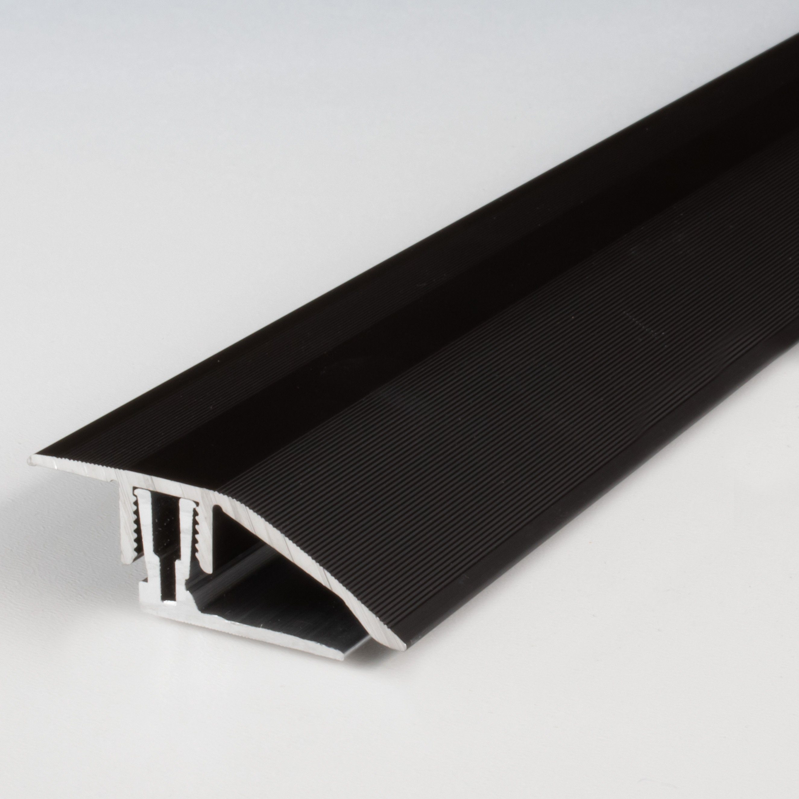 PROVISTON Anpassprofil Aluminium, 41 x 11 - 15 x 1000 mm, Bronze Dunkel, Anpassungsprofil (1-St)