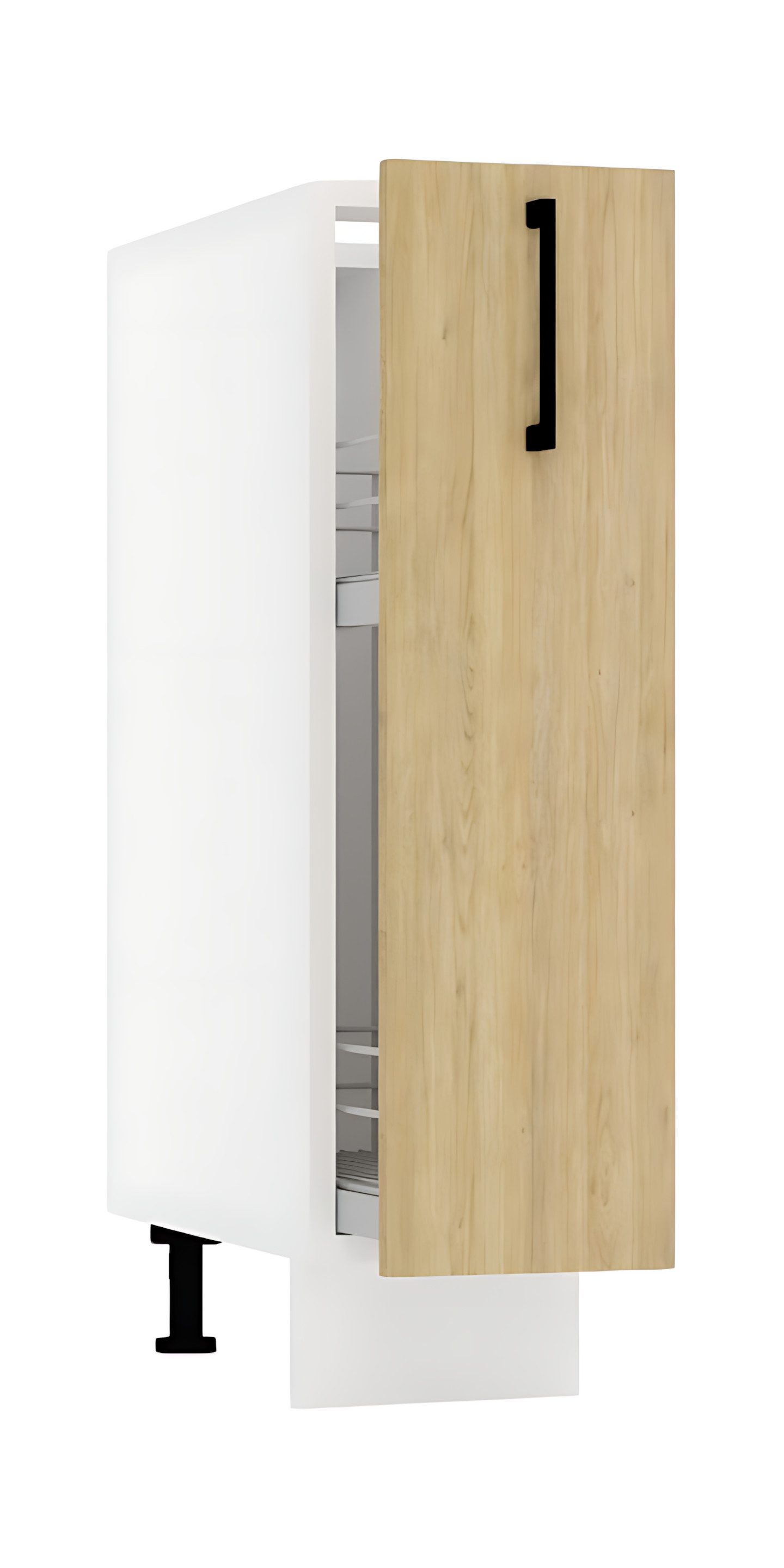 ROYAL24_MARKT Apothekerschrank D20CARGO - Dnoria - Moderne Küchenlösung (Küchen Apothekerschrank, 1-St., Premium - Dnoria) Top Materialien - Zeitloser Stil - Beste Verarbeitung